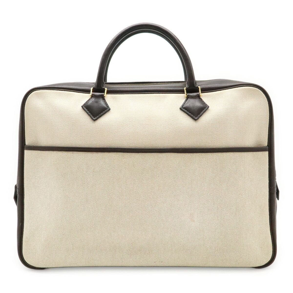 Hermes Hermes Hermes Plume Dog38 Toile H Barenia Leather Briefcase Leather Business Bag F DUTY FREE for USA Size ONE SIZE - 1 Thumbnail