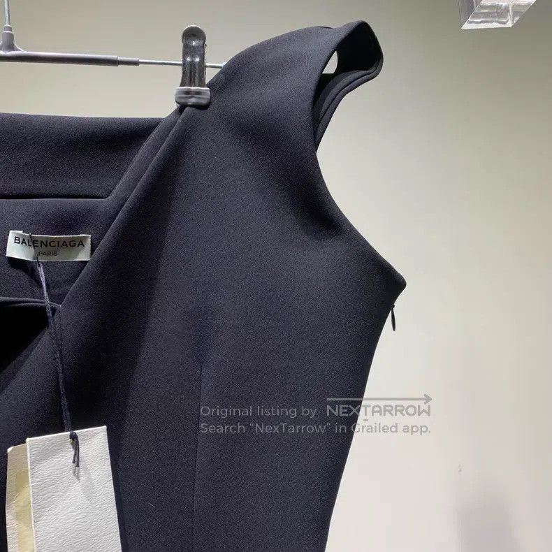 Balenciaga Balenciaga Off-shoulder design dress Size XS / US 0-2 / IT 36-38 - 6 Thumbnail