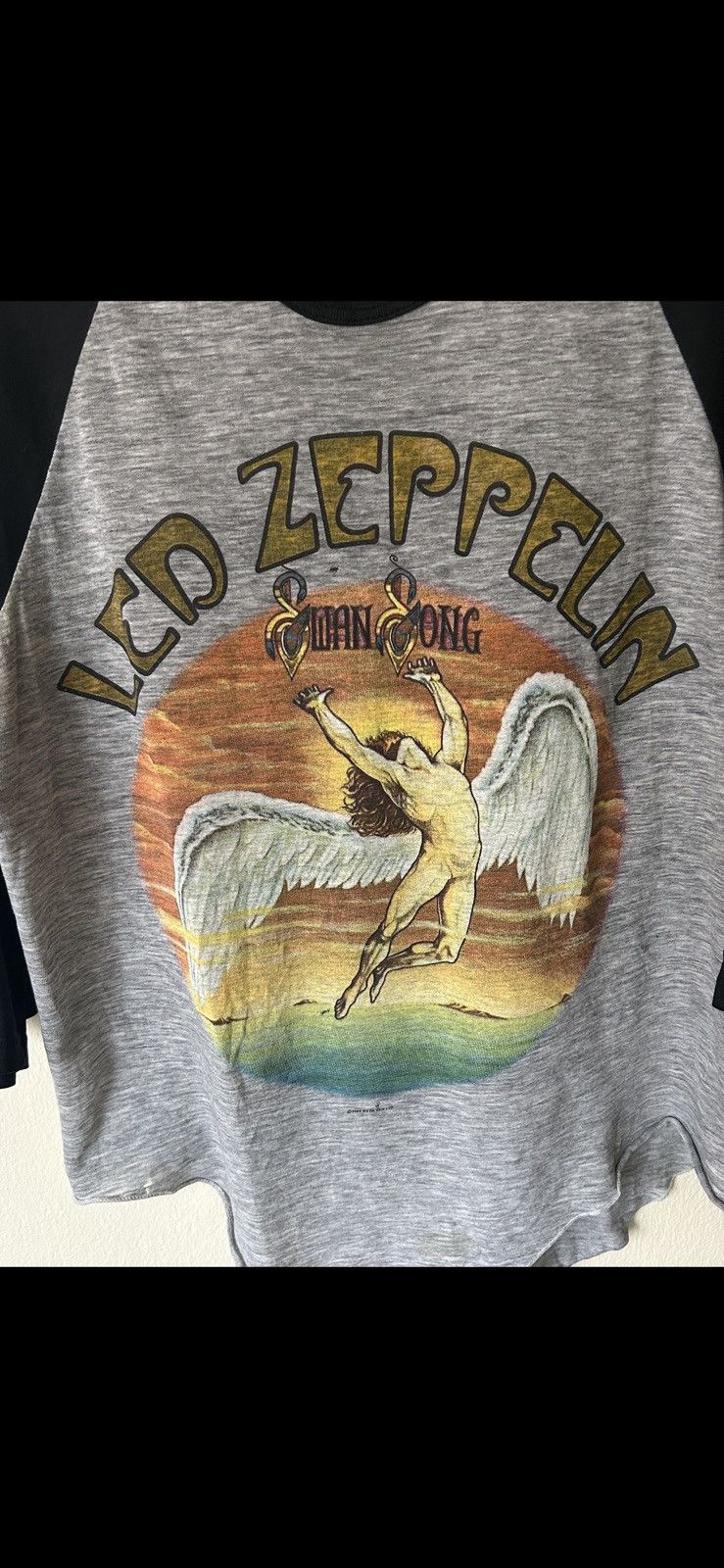 Led Zeppelin Vintage Led Zeppelin Raglan Size US M / EU 48-50 / 2 - 3 Thumbnail