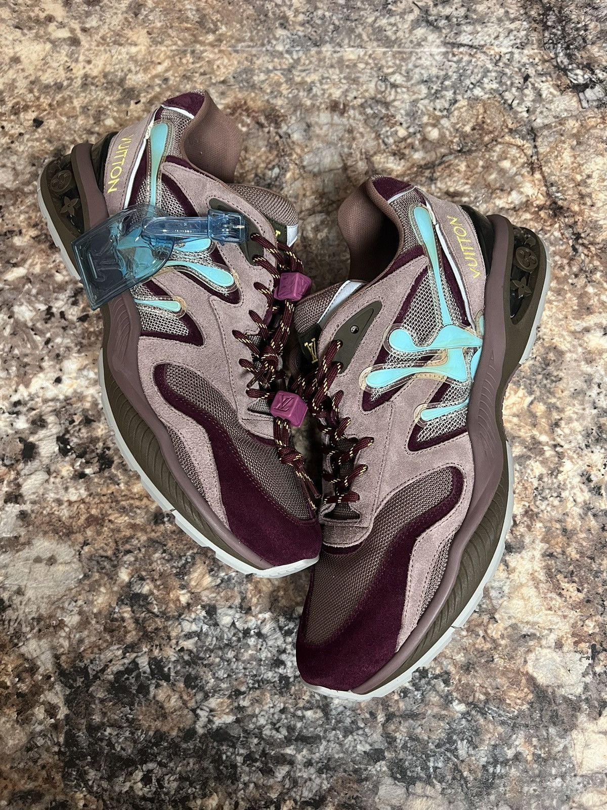 Louis Vuitton Louis Vuitton Trail Trainer sneaker Aubergine 10 LV 11.5 Size US 11.5 / EU 44-45 - 1 Thumbnail
