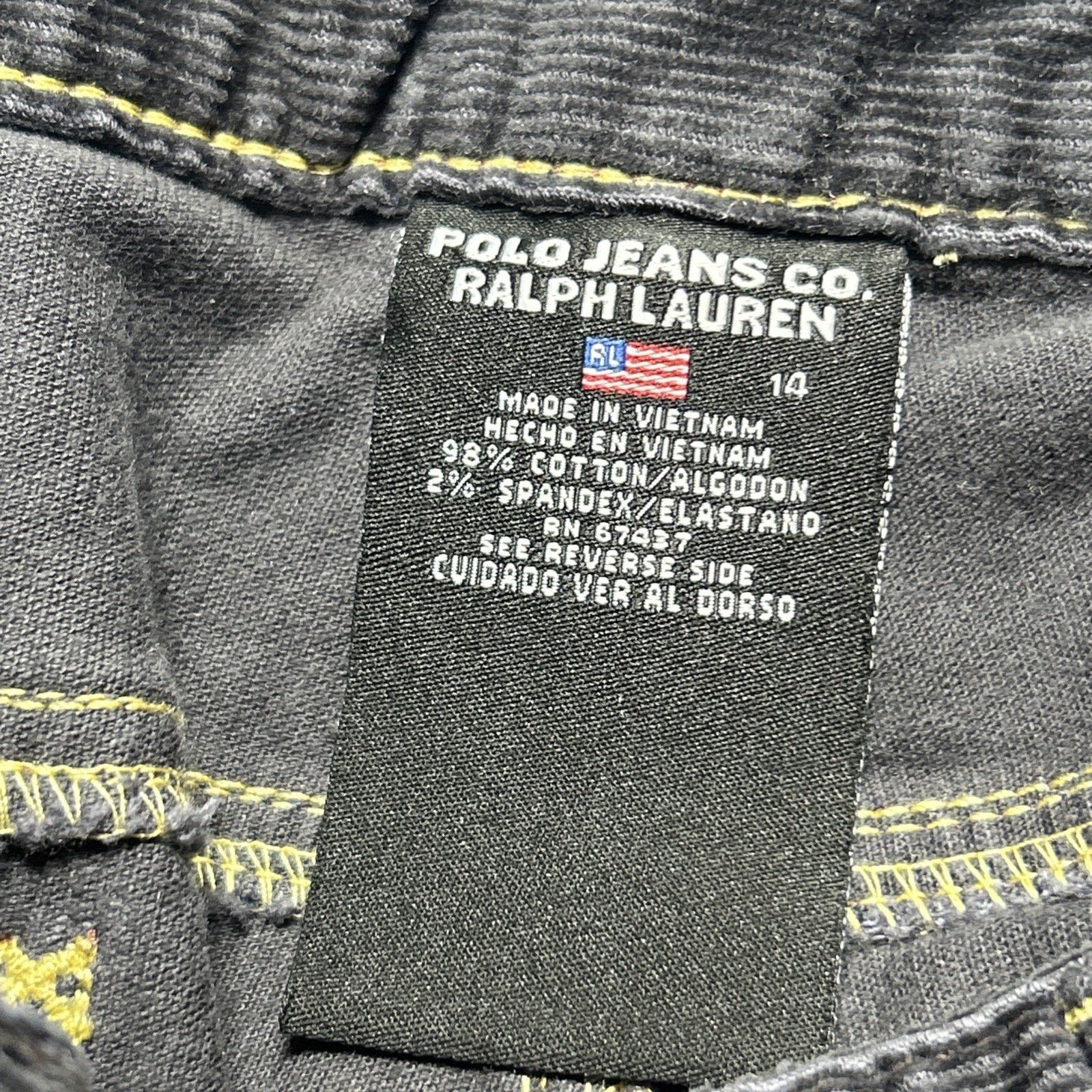Polo Ralph Lauren Polo Ralph Lauren Corduroy Beyond Baggy Pants Women 14 36x31 Size 36" / US 14 / IT 50 - 5 Thumbnail
