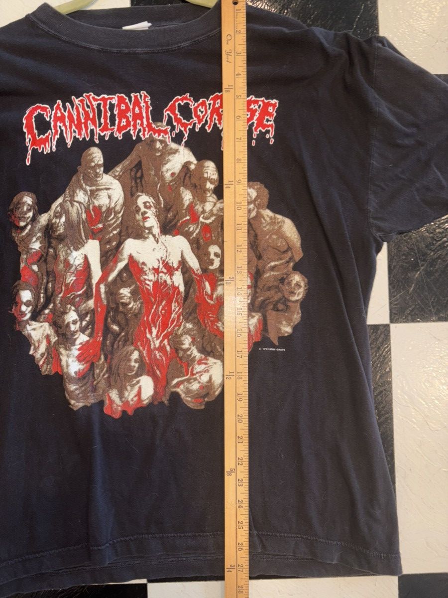 Band Tees VINTAGE 1994 CANNIBAL CORPSE THE BLEEDING SHIRT Size US XL / EU 56 / 4 - 5 Thumbnail