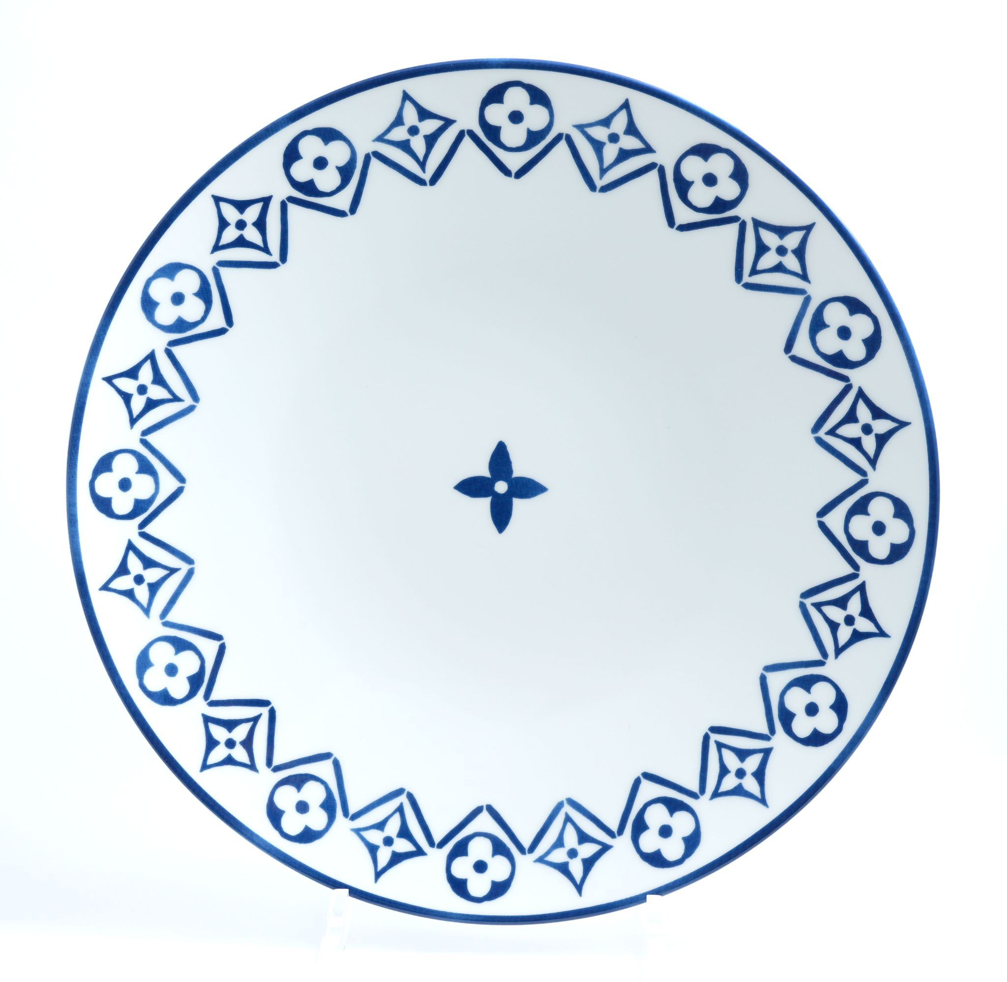 Louis Vuitton Louis Vuitton Dinner Plate 27 cm porcelain Monogram flower Size ONE SIZE - 1 Thumbnail