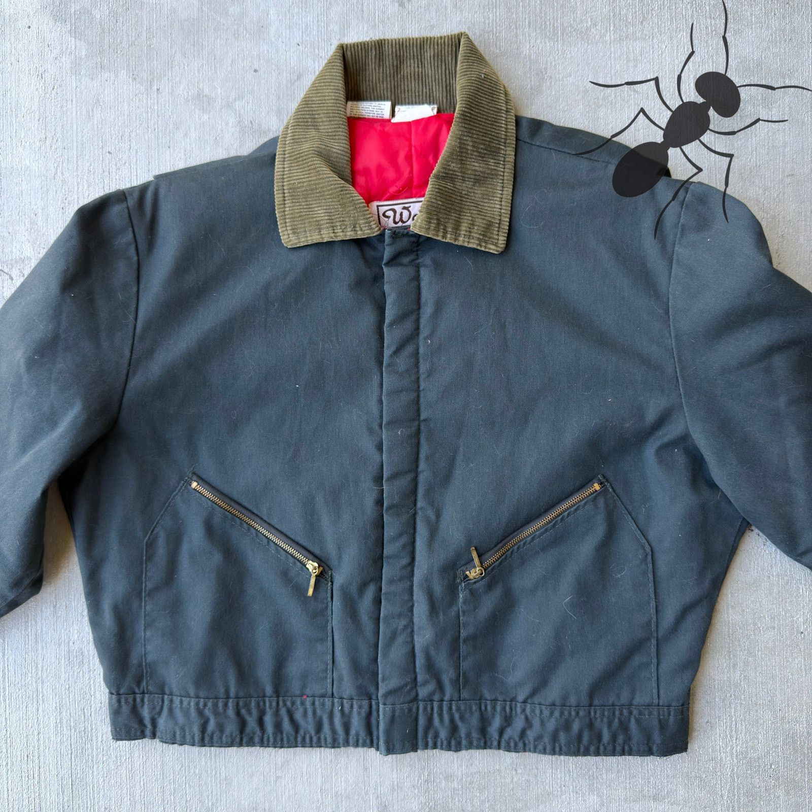 Vintage × Walls Walls blue cropped work wear jacket Size US L / EU 52-54 / 3 - 3 Thumbnail