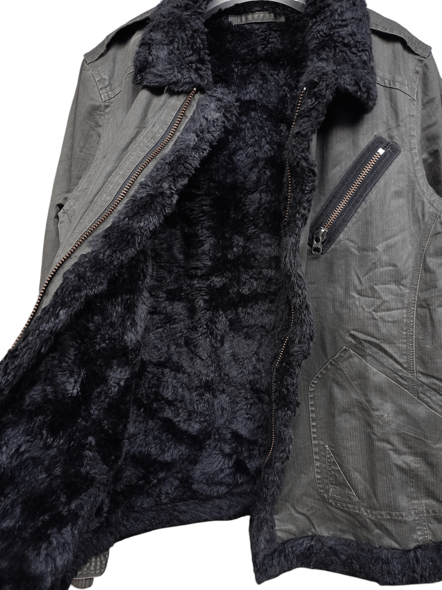 14th Addiction × KMRii × Takeo Kikuchi Takeo Kikuchi Fur work jacket Size US L / EU 52-54 / 3 - 4 Thumbnail