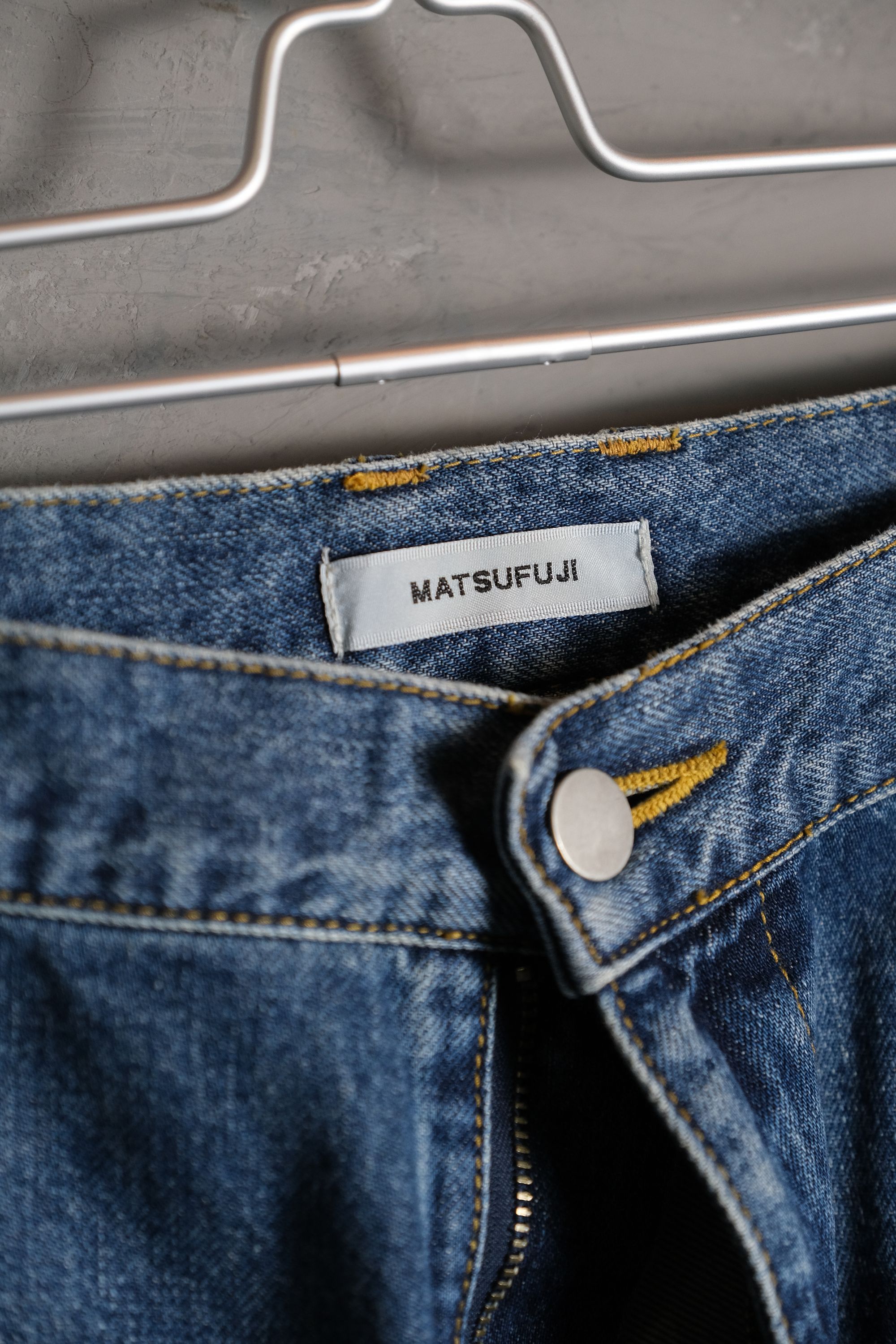 Japanese Brand MATSUFUJI Denim Wide Trousers INDIGO Size US 36 / EU 52 - 4 Thumbnail