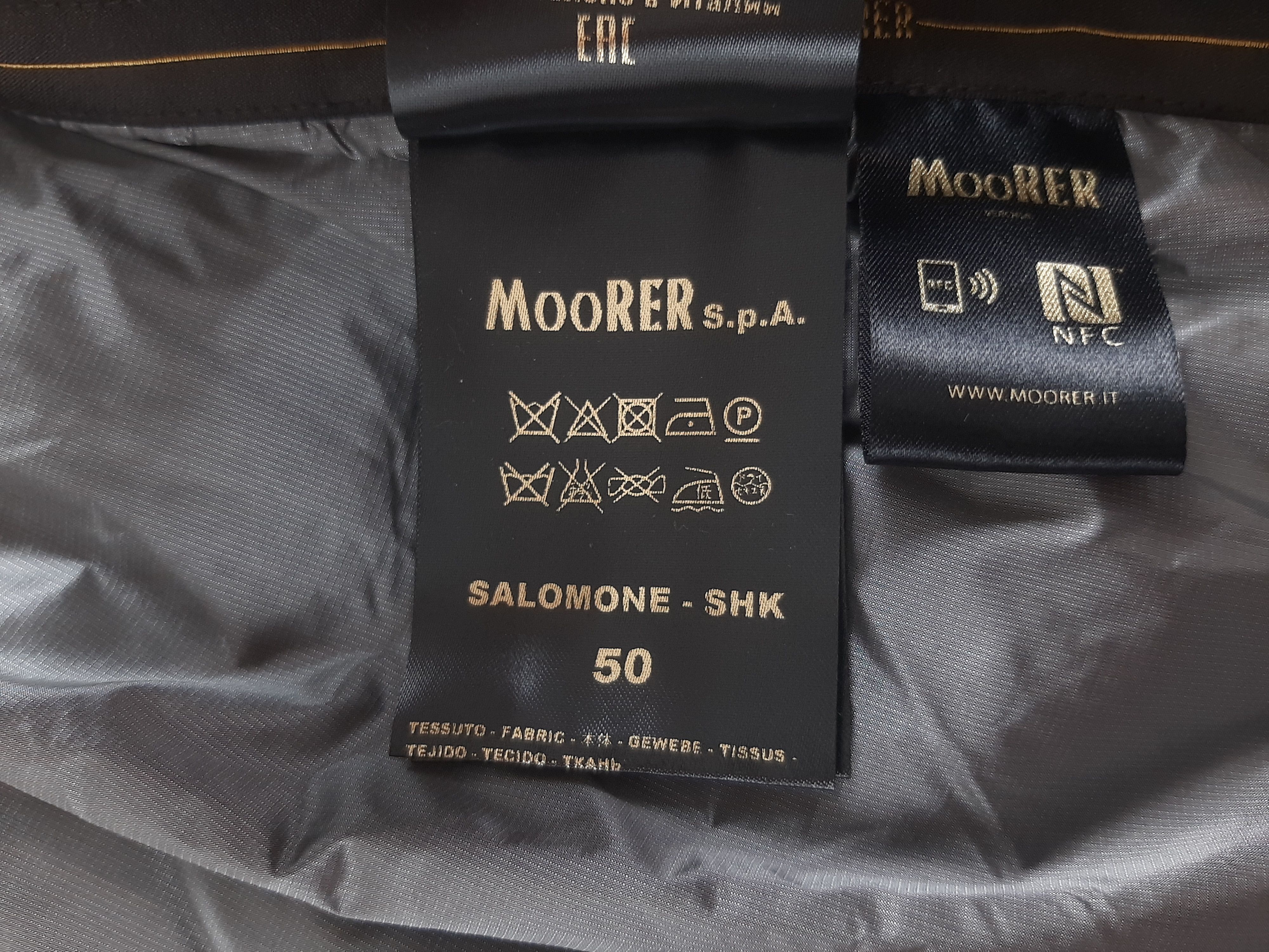 MooRER Moorer Salomone-SHK Jacket Black Men's Size IT 50 L Size US M / EU 48-50 / 2 - 19 Thumbnail