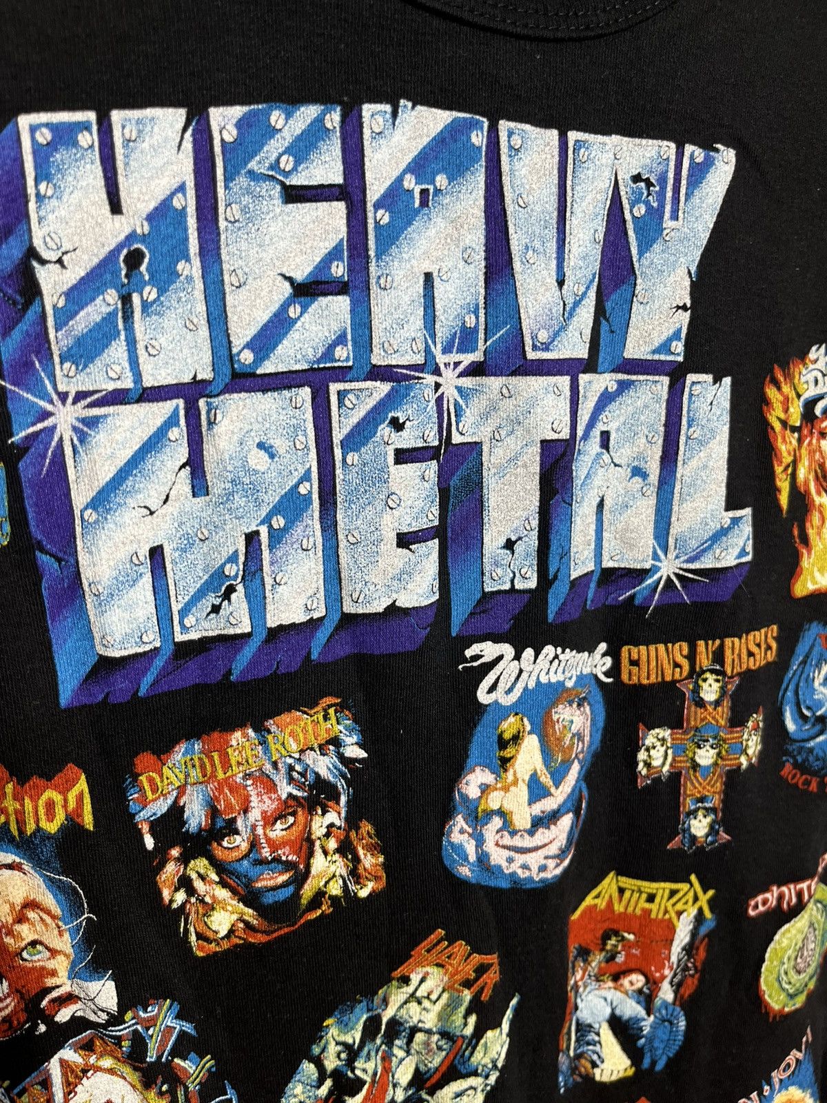 Other Vintage 80s Heavy Metal shirt Slayer Metalica Kiss Megadeth Size US L / EU 52-54 / 3 - 2 Thumbnail