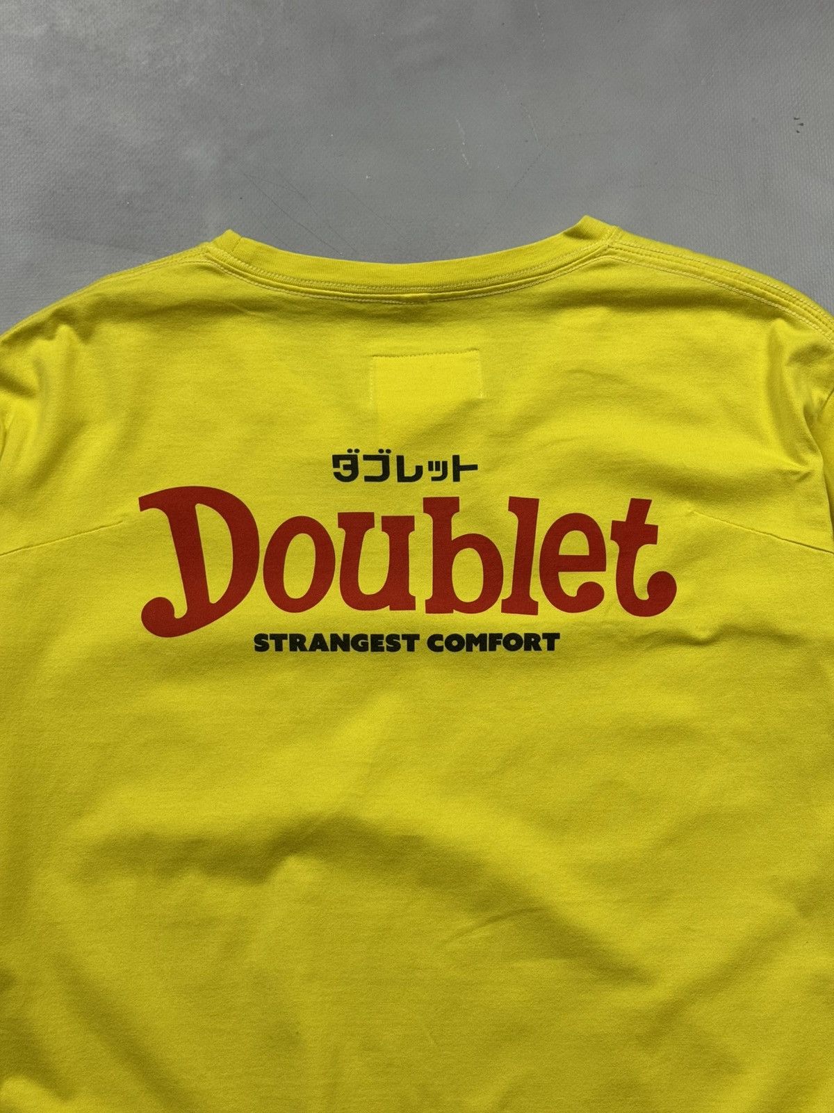 Doublet Aw20 Doublet Fami Tee(Yellow/Boxy L) Size US L / EU 52-54 / 3 - 4 Thumbnail