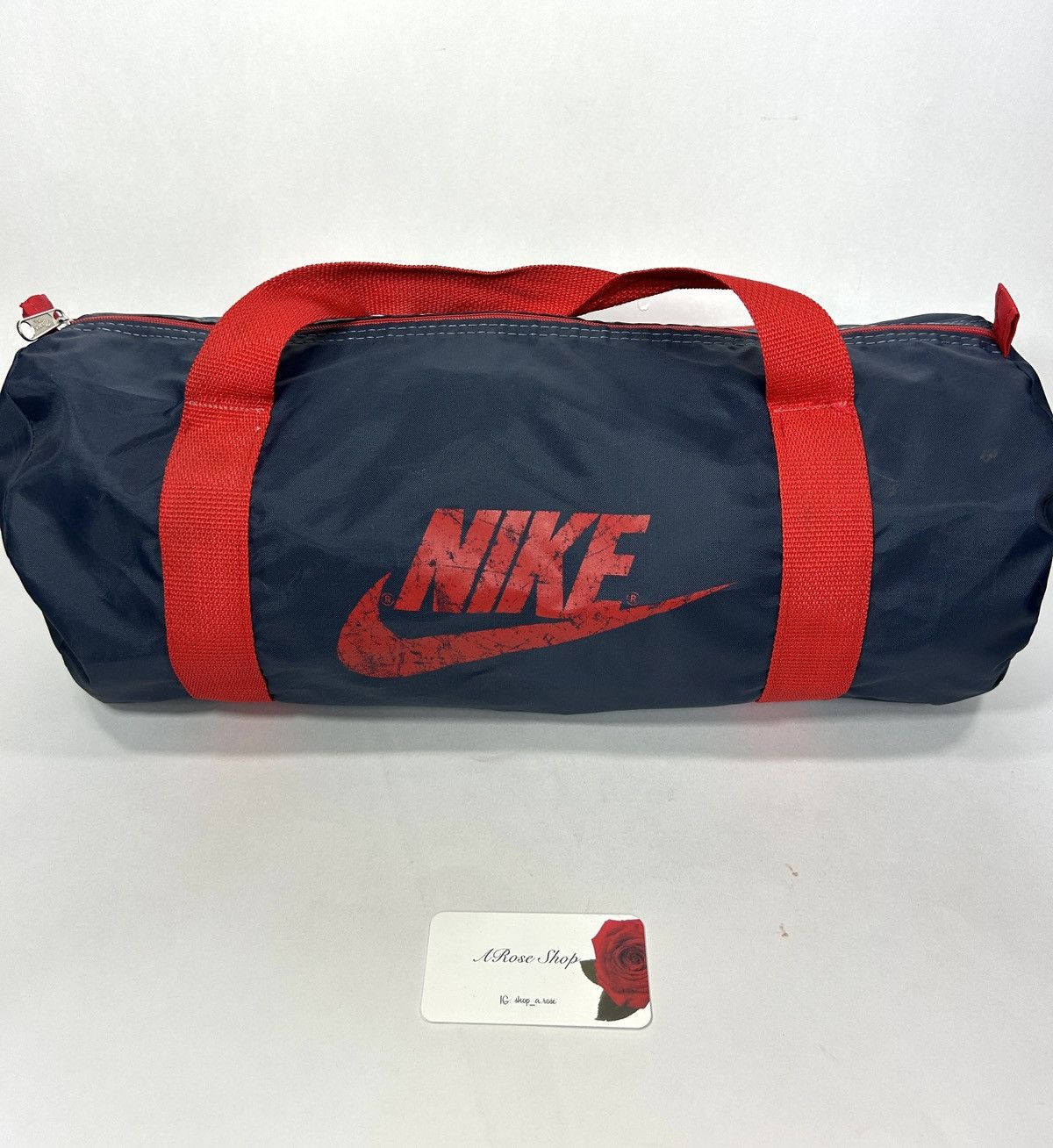 Nike × Vintage Vtg Nasco Blue/Red Nike Promotional Only NFR Gym Duffel Bag Size ONE SIZE - 1 Thumbnail