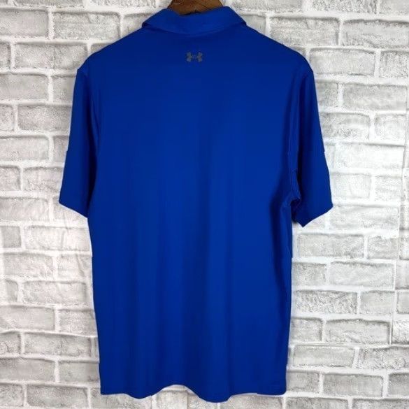 Under Armour Under Armour Polo Shirt Mens Medium Blue Size US M / EU 48-50 / 2 - 5 Thumbnail