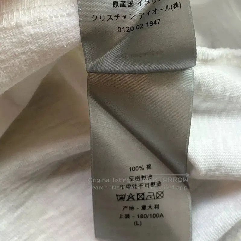 Dior Dior Summer White Cotton T-Shirt for Men . Size US L / EU 52-54 / 3 - 7 Thumbnail