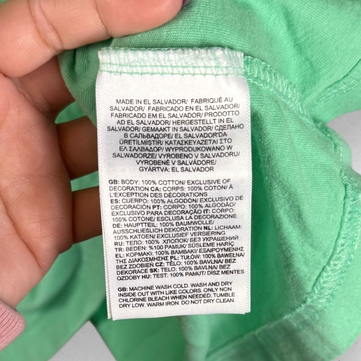 The North Face The North Face Long Sleeve Men's L T-Shirt Mint Green Size US L / EU 52-54 / 3 - 4 Thumbnail
