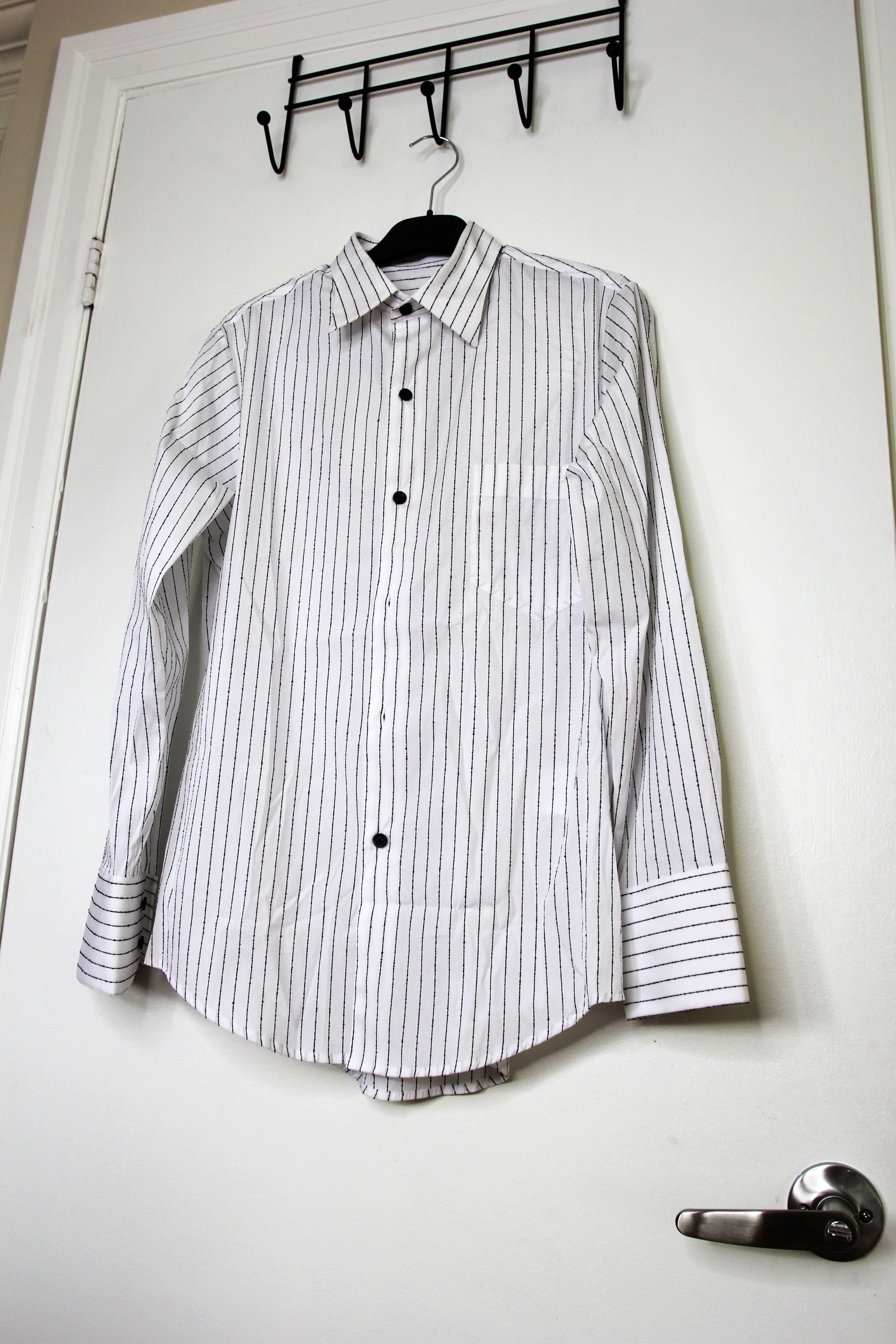 BNWT SS25 ERNEST W. BAKER PIN STRIPE SHIRT 46