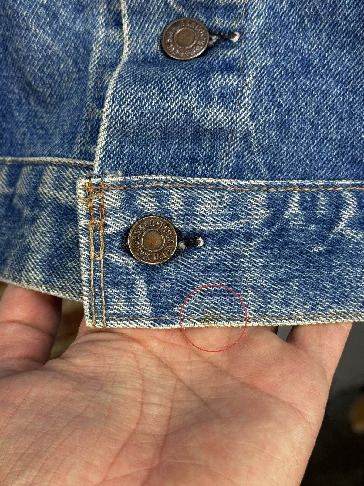 Levi's × Vintage LEVIS Vintage Made in USA Short Jeans Denim Jacket Size S / US 4 / IT 40 - 16 Thumbnail