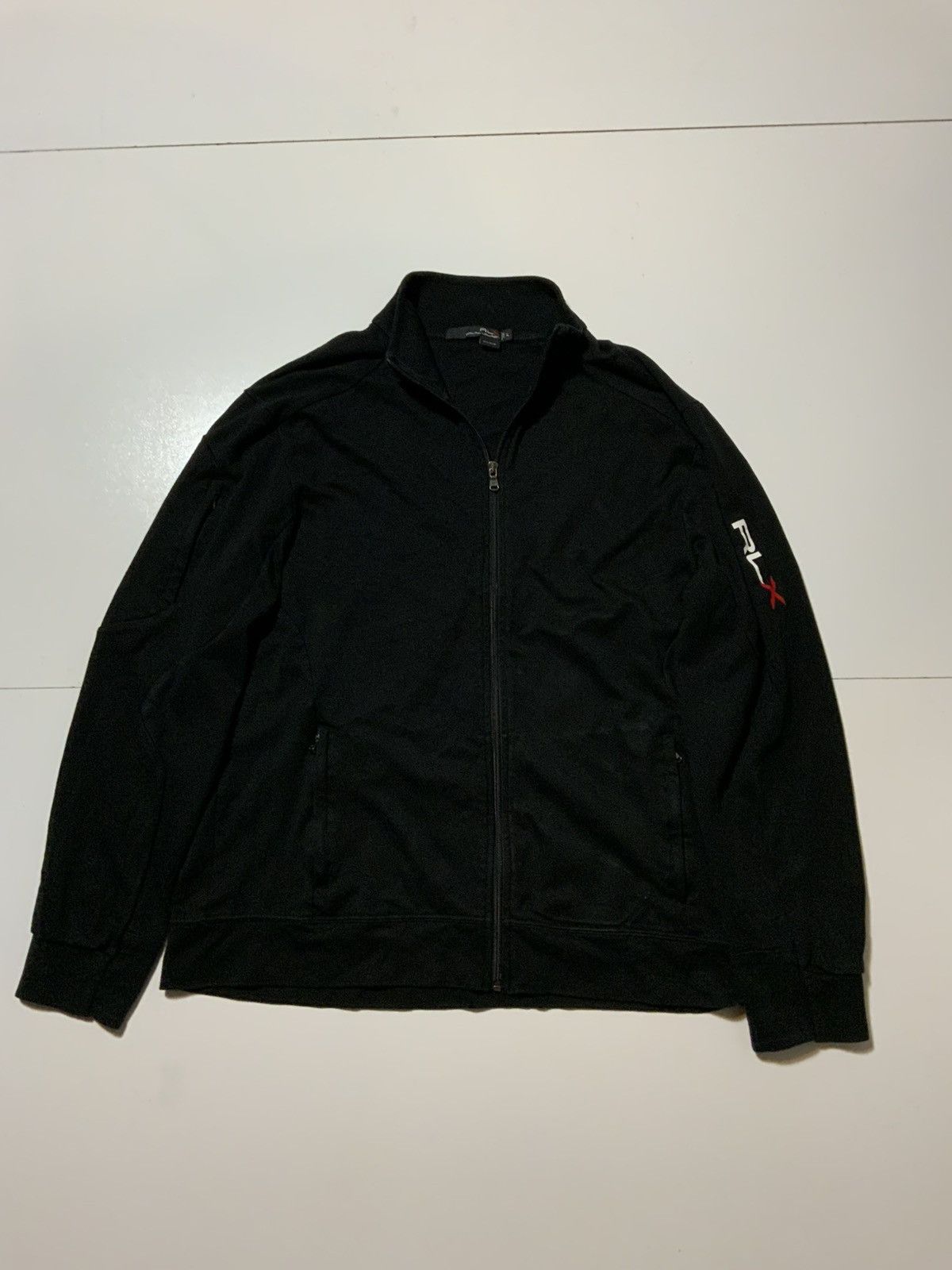 RLX Ralph Lauren Ralph Lauren RLX Sport Performance Black Zip Track Jacket Size US XL / EU 56 / 4 - 1 Thumbnail