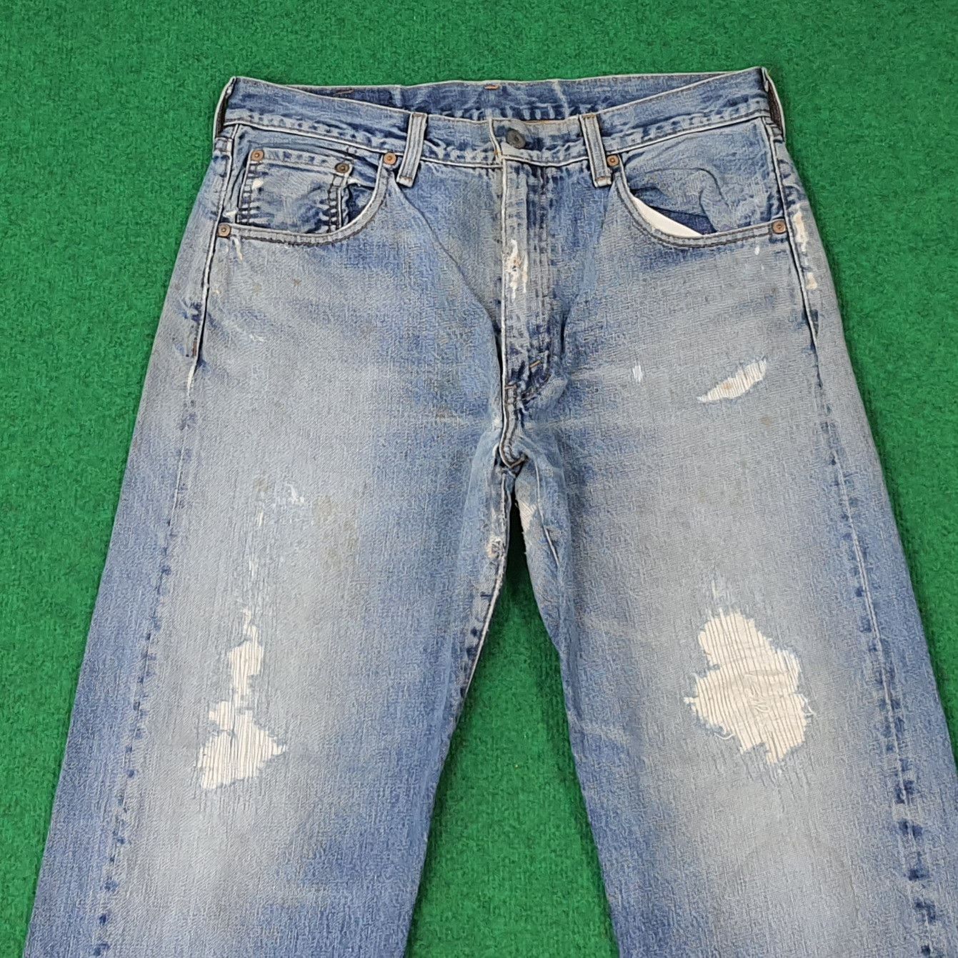 Levi's Vintage Levi's 502 Rare Redline Selvedge Jeans C272N8 Size US 32 / EU 48 - 2 Thumbnail