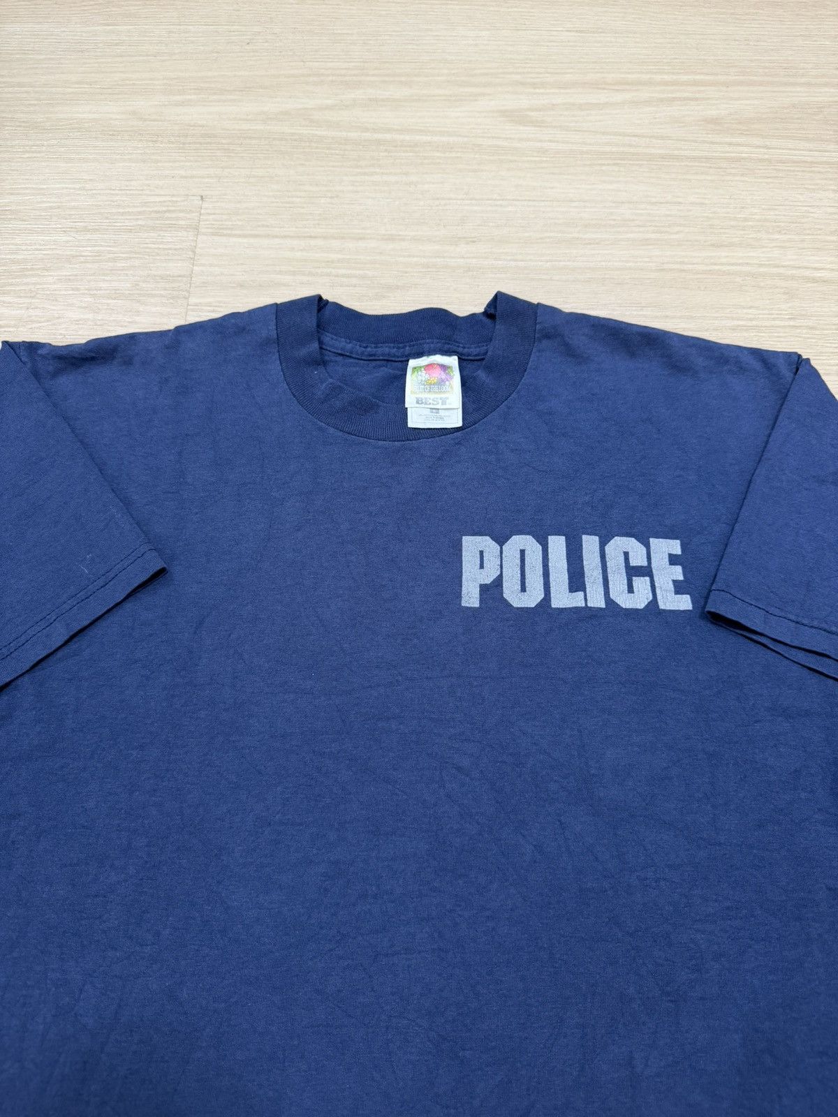 Other Vintage 90s police tee Size US L / EU 52-54 / 3 - 3 Thumbnail