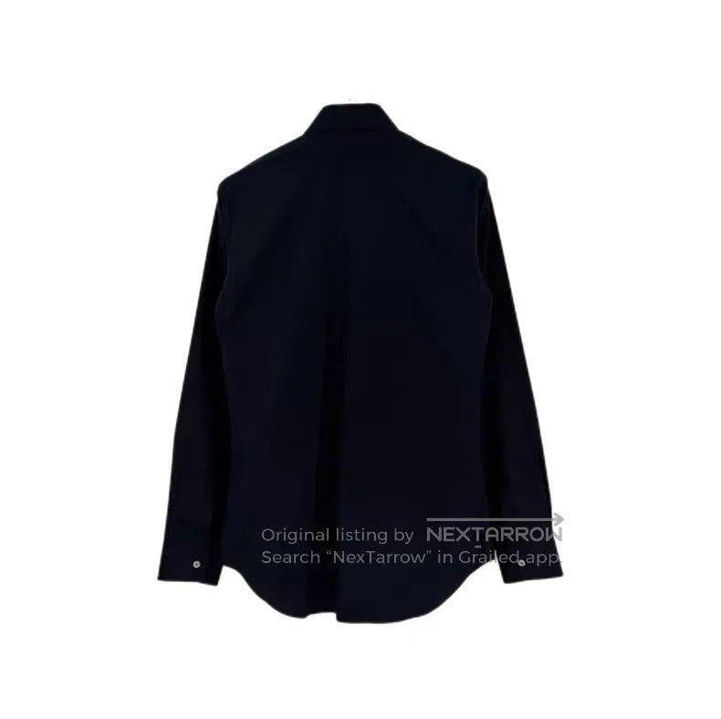 Dior Dior Size 38 Dark blue embroidered badge shirt Size US XXS / EU 40 - 2 Thumbnail