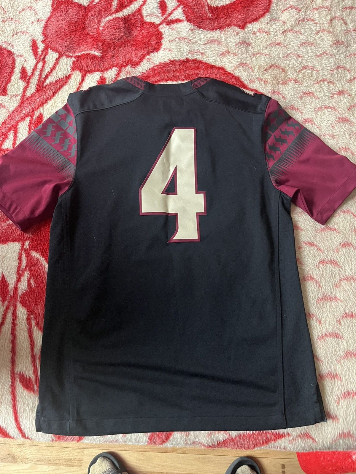 Nike Men's Nike Black FSU No. 4 Limited Football Jersey size M Size US M / EU 48-50 / 2 - 2 Thumbnail