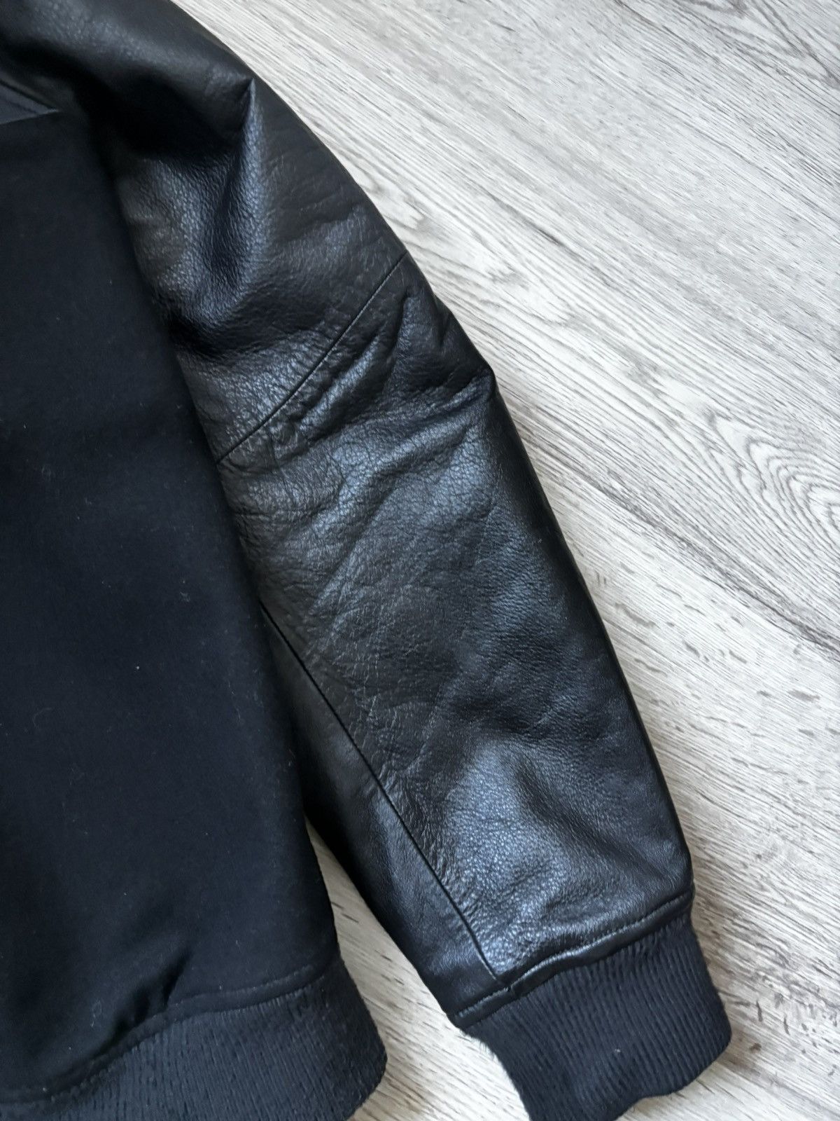 Nike NIKE Destroyer Leather & Wool Varsity Jacket 802644-010 Size US S / EU 44-46 / 1 - 21 Thumbnail