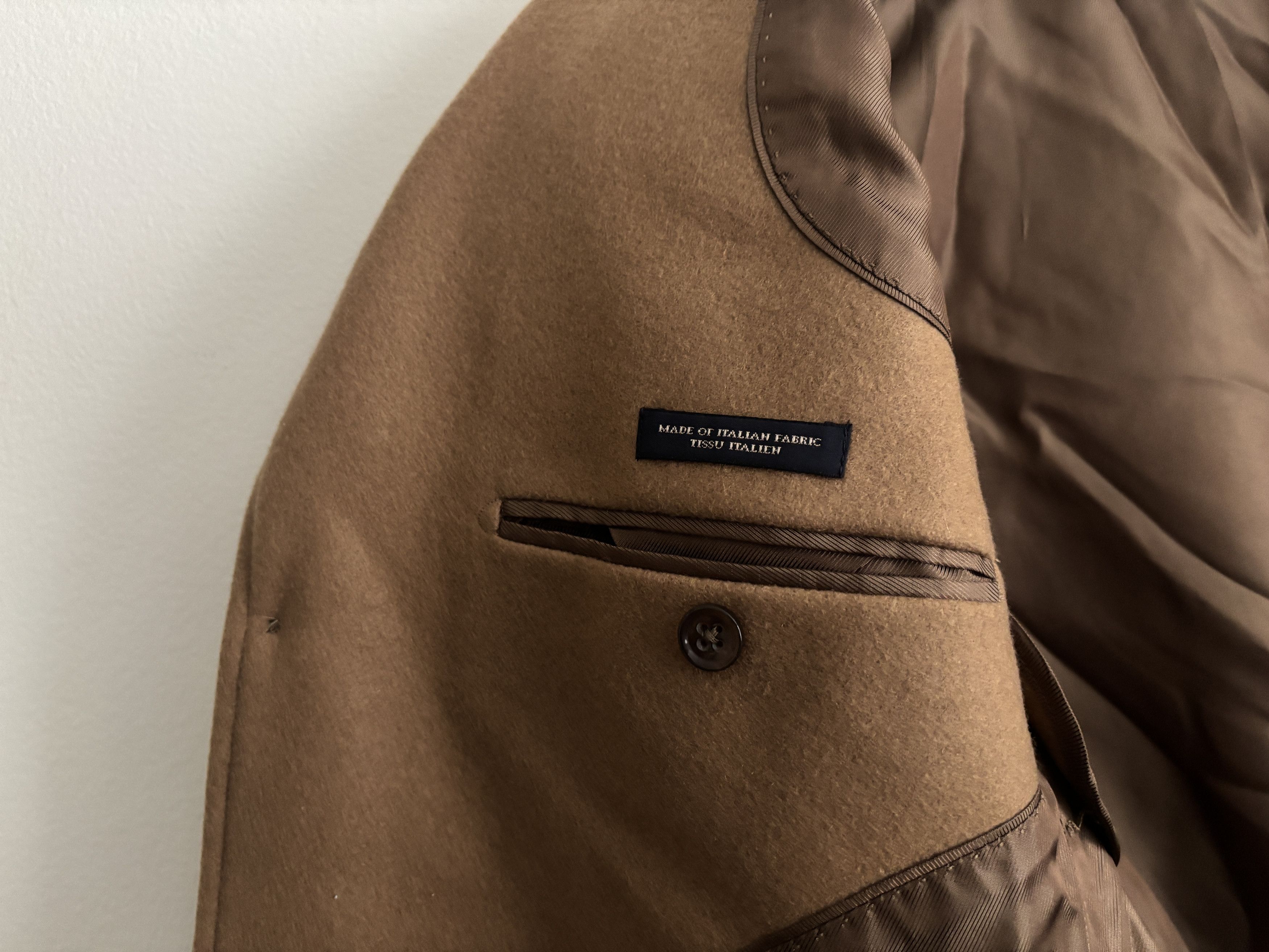 Banana Republic $375 Camel/ Tan Wool Field Jacket/ Sport Coat- Medium Size US M / EU 48-50 / 2 - 10 Thumbnail
