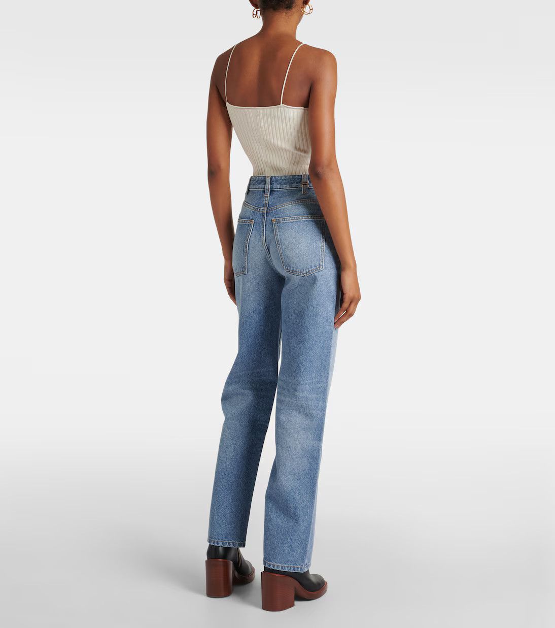 Chloe o1y0825 Denim Pant in Blue Size 27" / US 4 / IT 40 - 5 Thumbnail