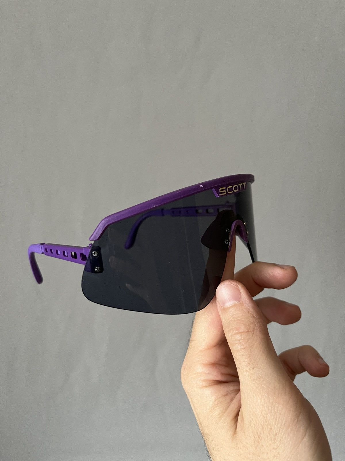 Other 80-90s Scott Eclipse Sport Cycling Purple Glasses Size ONE SIZE - 15 Thumbnail