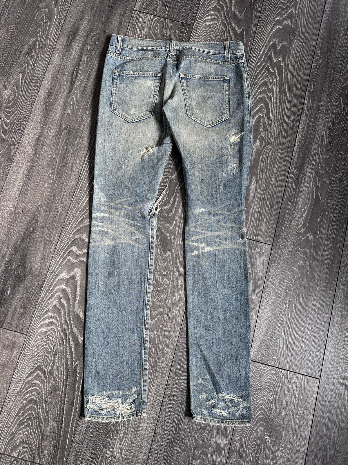 Saint Laurent Paris saint laurent paris aw13 crash distressed jeans Size US 31 - 5 Thumbnail