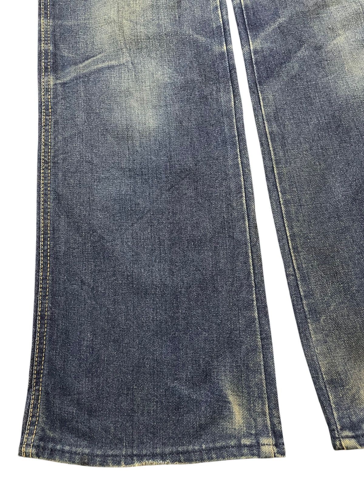 Hysteric Glamour Vintage Japanese Brand Mud Wash Faded Bootcut Wide Leg Jeans Size US 30 / EU 46 - 7 Thumbnail