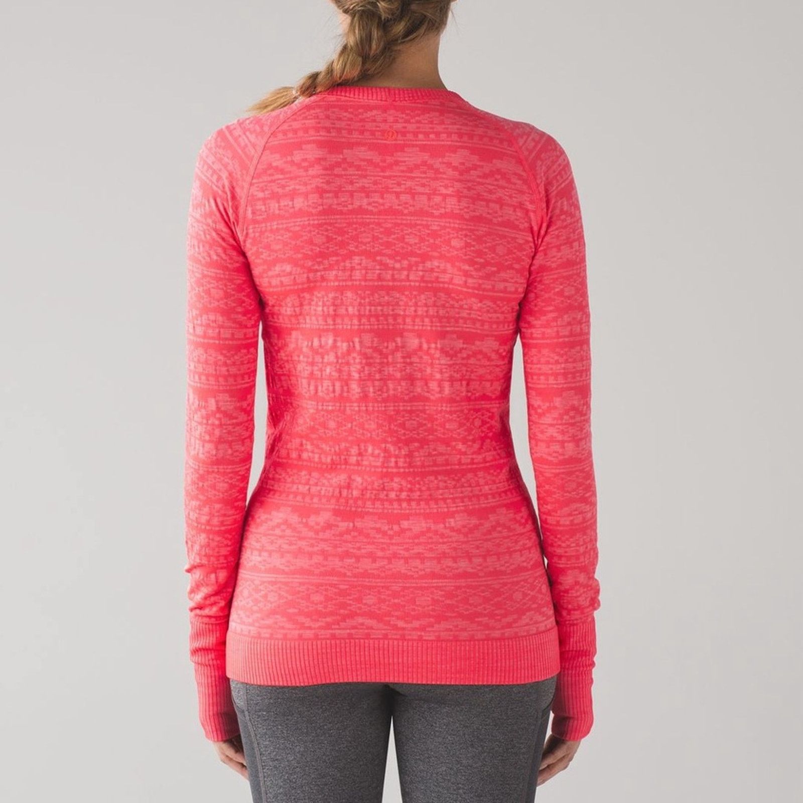 Lululemon Lululemon Rest Less Pullover in Heathered Electric Coral Top Size M / US 6-8 / IT 42-44 - 2 Thumbnail