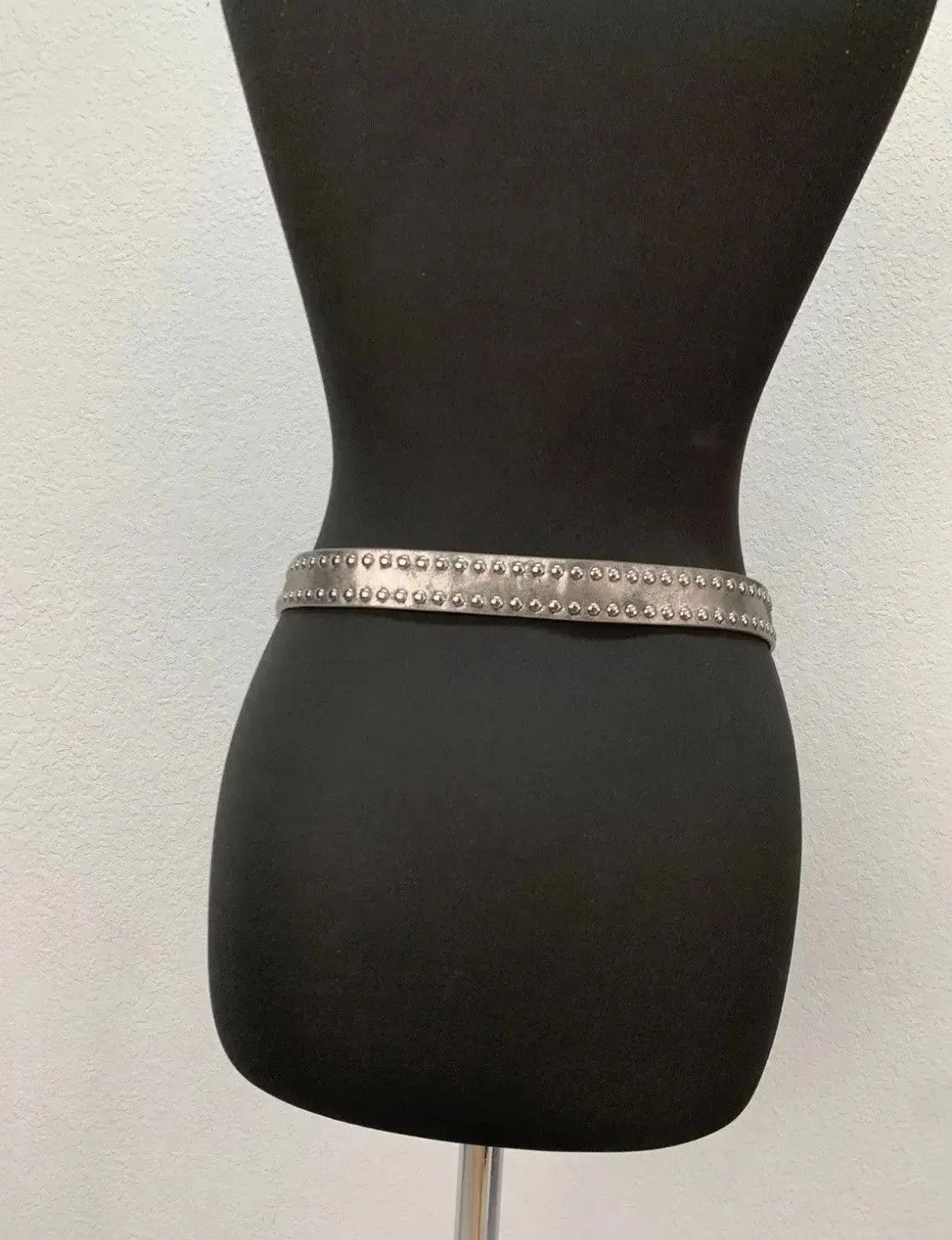 Japanese Brand × Vintage Vintage Belts Y2K Rhinestones Punk leather belt Japanese Size ONE SIZE - 9 Thumbnail