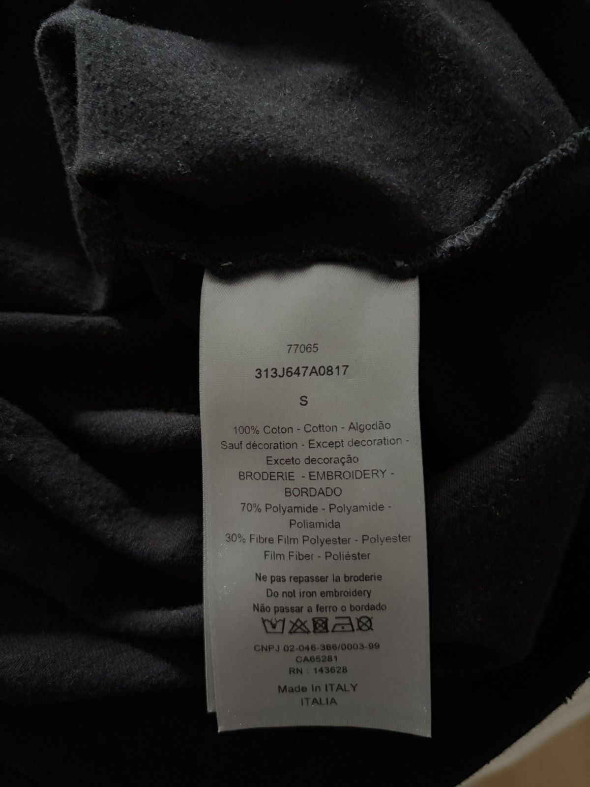 Dior × ERL Cristian Dior x ERL Relaxed-Fit T-Shirt Black Size US S / EU 44-46 / 1 - 5 Thumbnail
