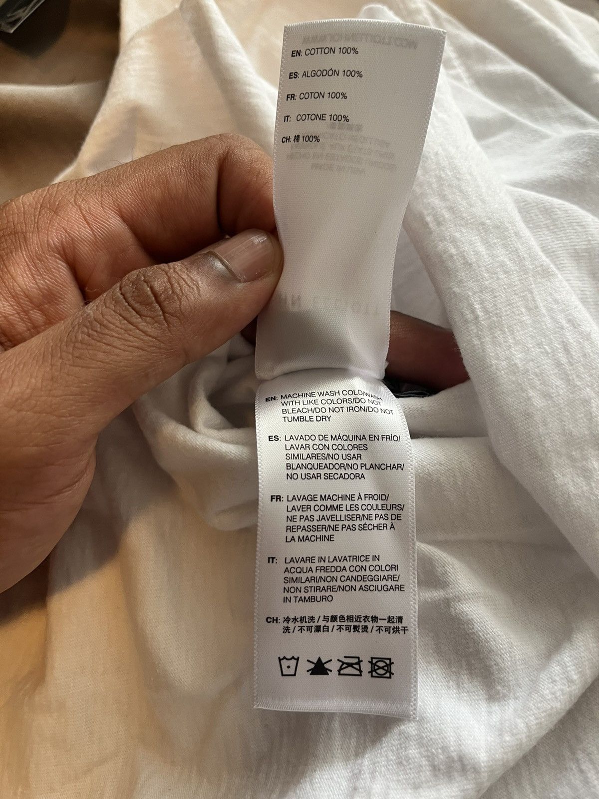John Elliott × Mastermind Japan White Pocket Tee Size US M / EU 48-50 / 2 - 6 Thumbnail