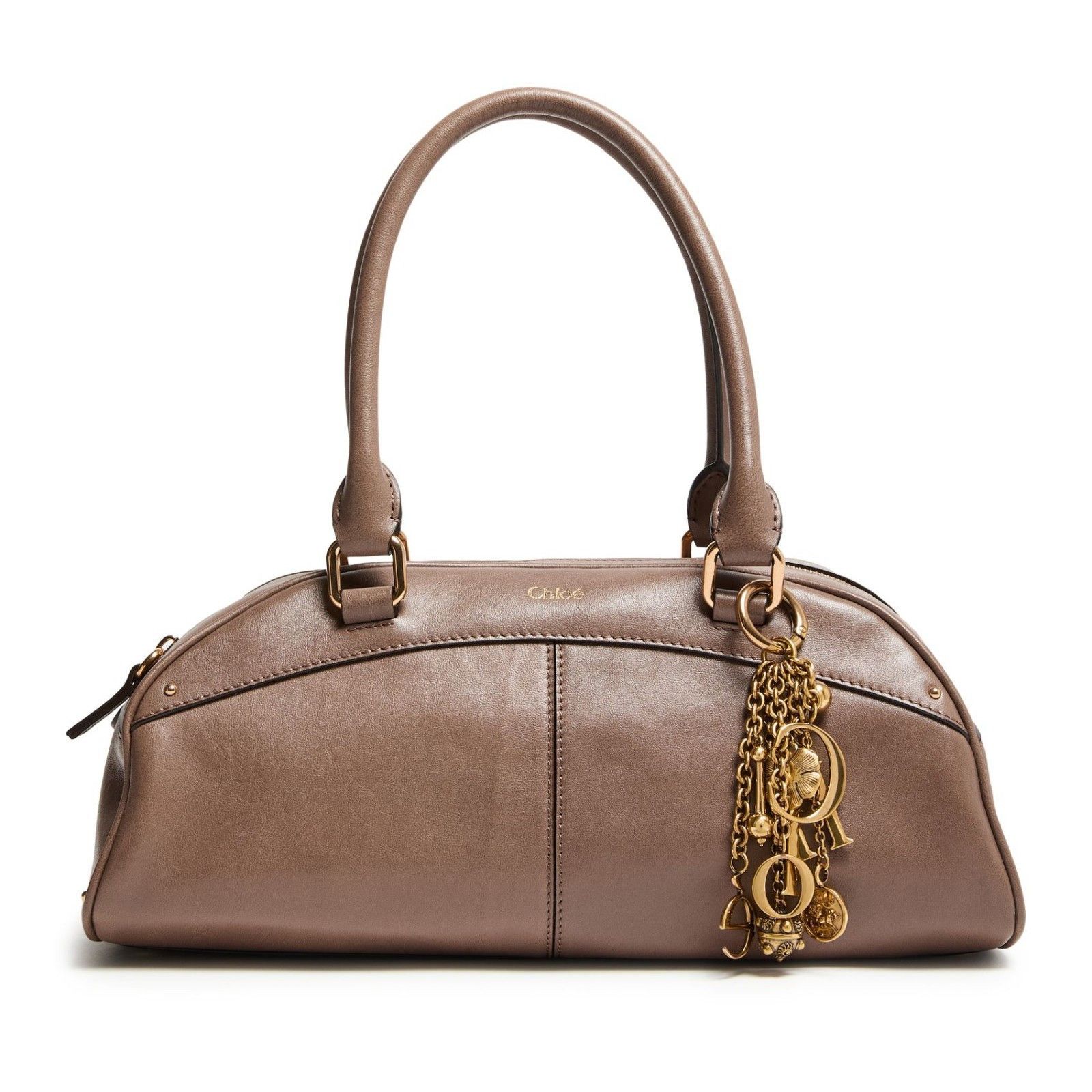 Chloe Chloe Bowling Deep Taupe Top Handle Bag New & Authentic Size ONE SIZE - 1 Thumbnail