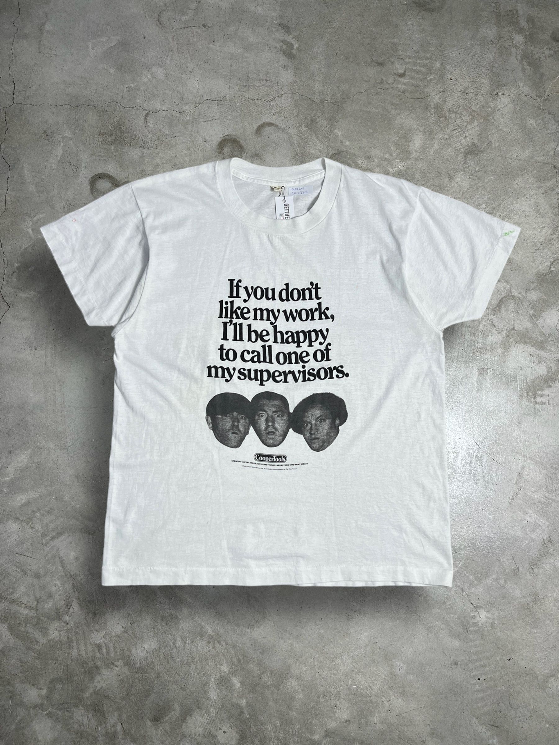Vintage Vintage 80s The Three Stooges Comedian Group Tee (L) GTME216 Size US L / EU 52-54 / 3 - 1 Thumbnail