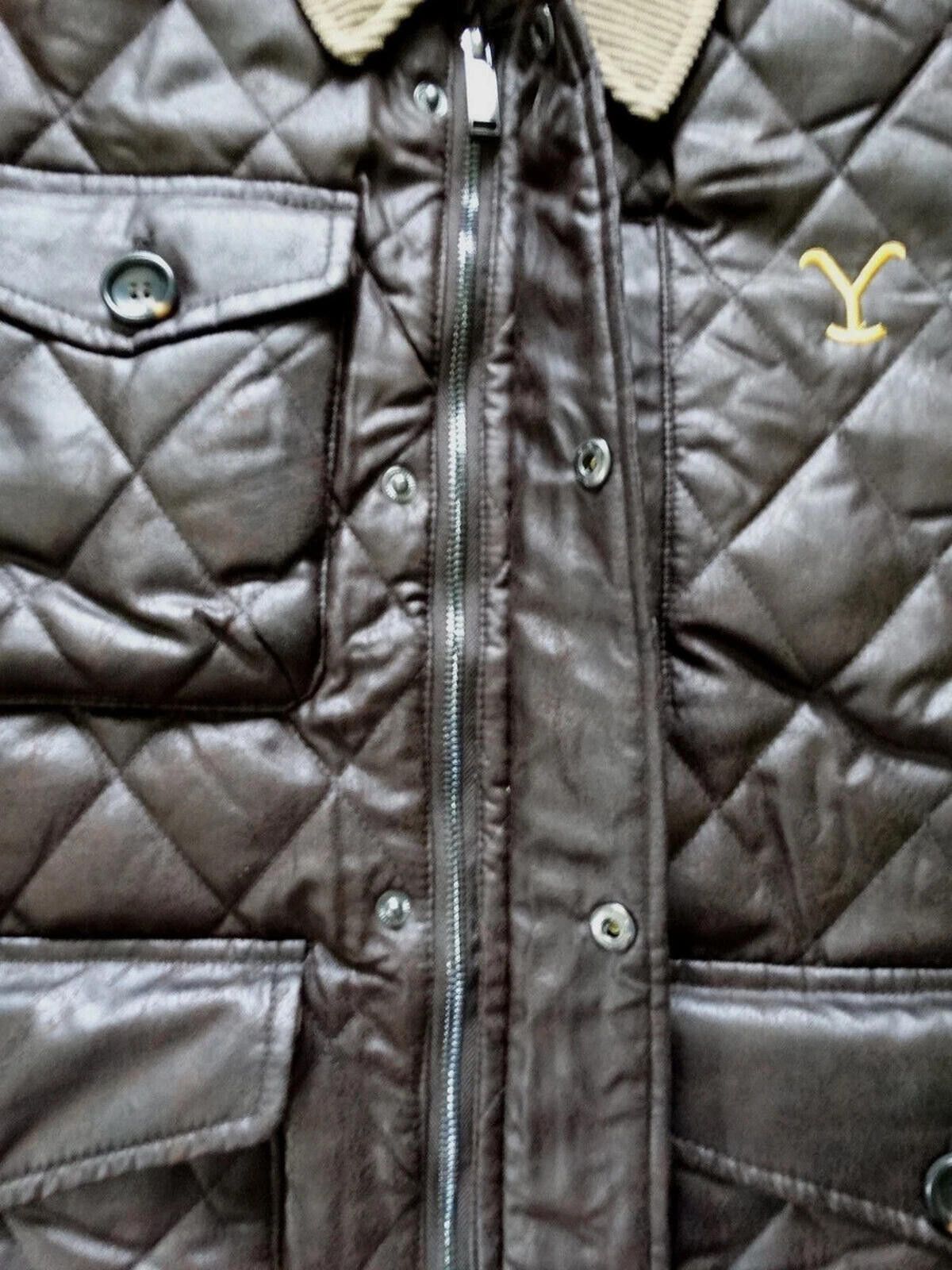 Changes Yellowstone logo Dutton Ranch Officially Brown Jacket Size US XL / EU 56 / 4 - 6 Thumbnail