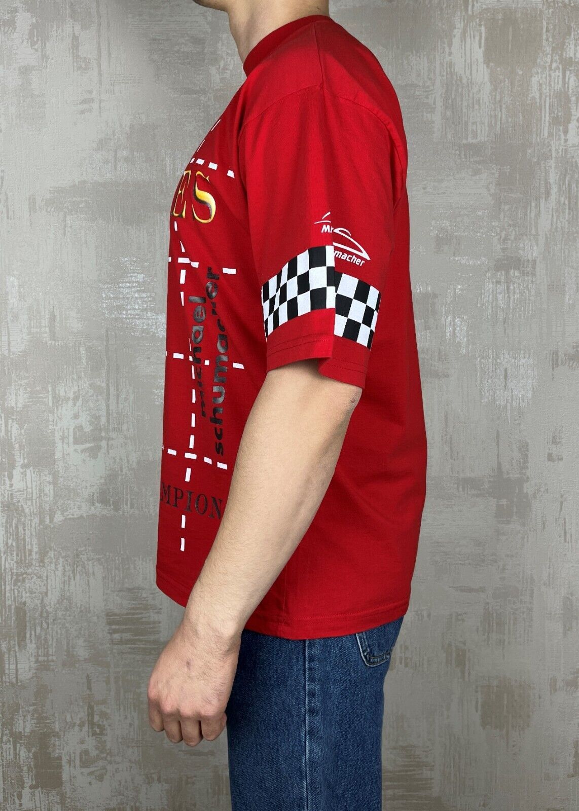 Formula 1 Michael Schumacher Six Times F1 World Champion T-shirt Size US XXL / EU 58 / 5 - 6 Thumbnail