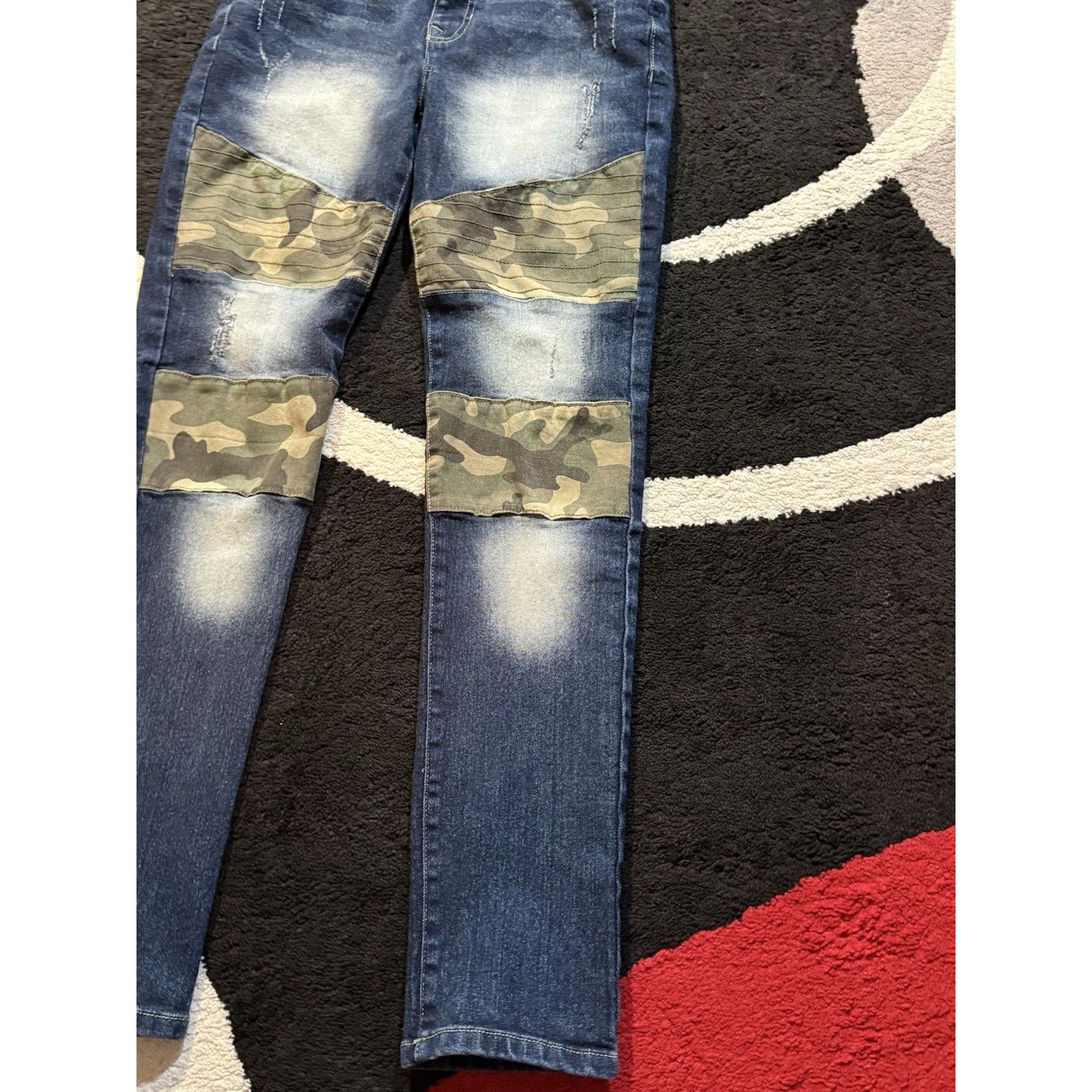 Southpole Southpole Jeans Camo Patch Distressed 32x32 Streetwear Denim Size US 32 / EU 48 - 2 Thumbnail