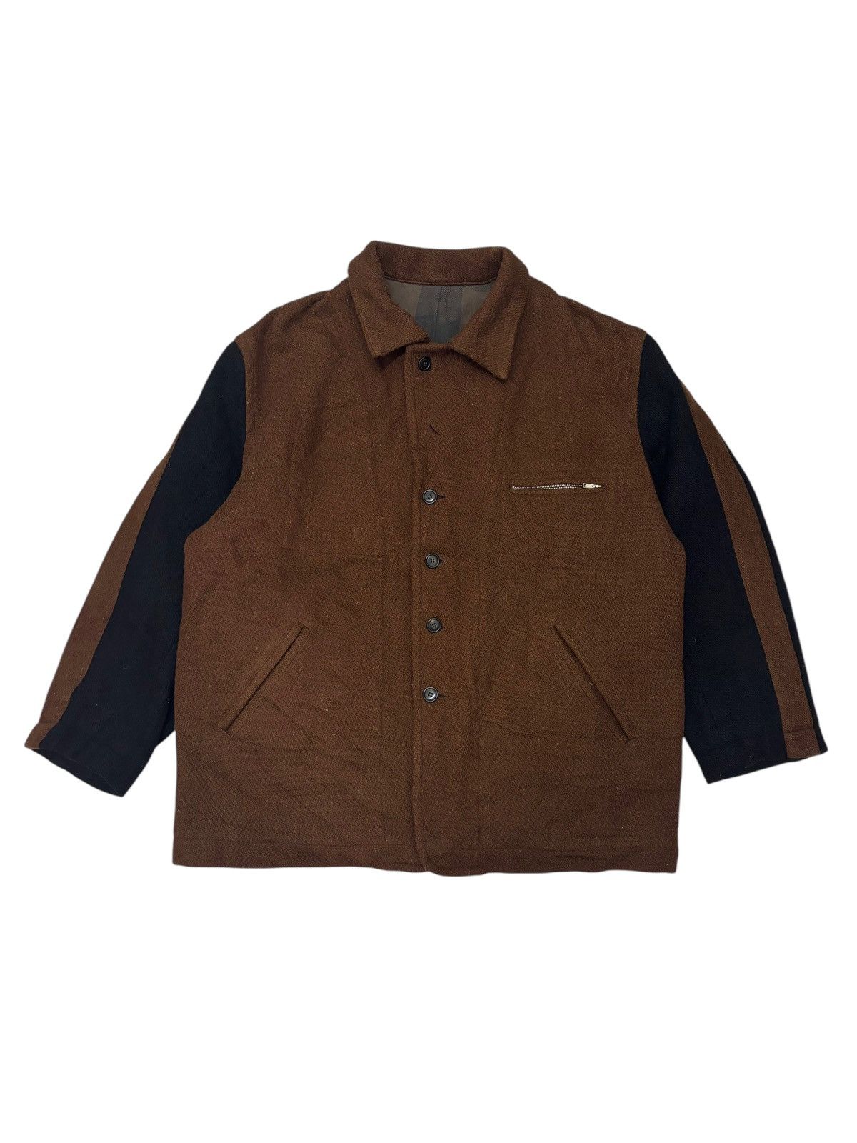 45rpm VINTAGE 45 RPM STUDIOS WOOL UTILITY JACKET Size US L / EU 52-54 / 3 - 13 Thumbnail