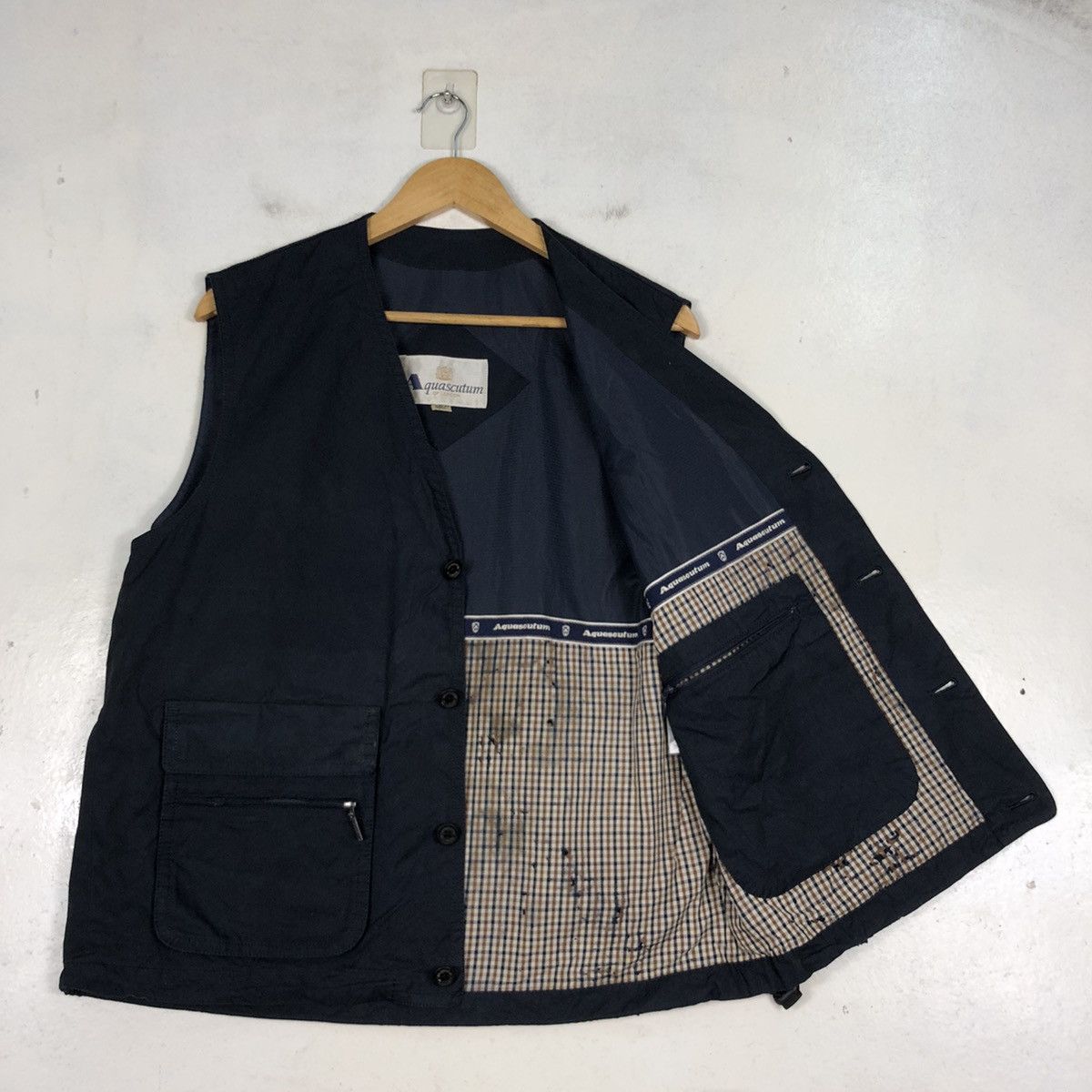 Aquascutum × Other Vintage Aquascutum Vest Jacket Size US M / EU 48-50 / 2 - 9 Thumbnail