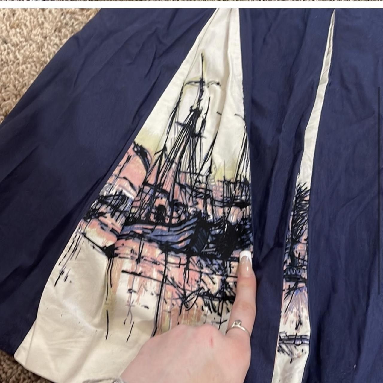 Merona × Vintage Deadstock Y2K Skirt Size 26" / US 2 / IT 38 - 2 Thumbnail