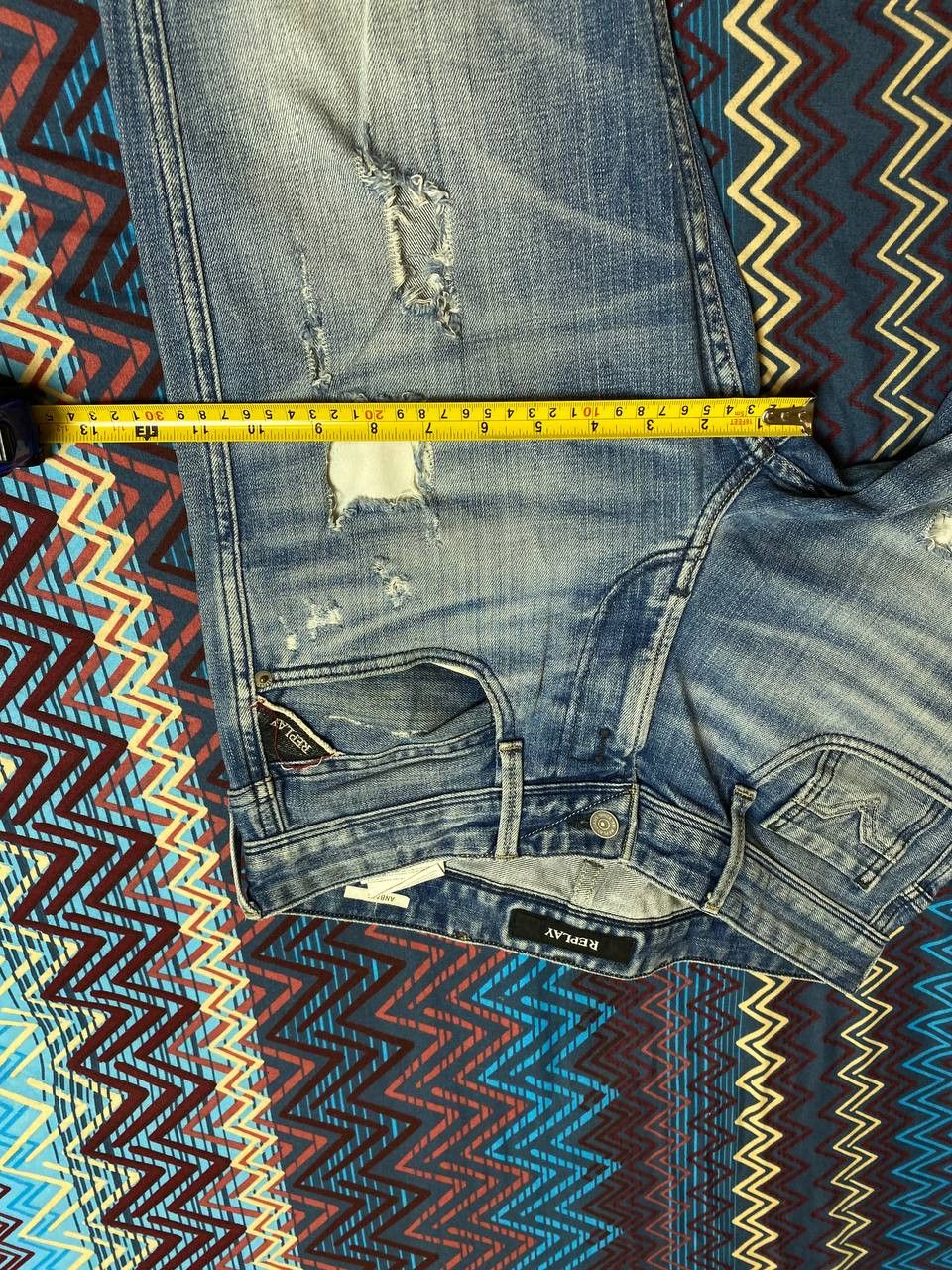 Replay × Vintage Vintage Replay Flared Distressed Jeans Size US 29 - 11 Thumbnail