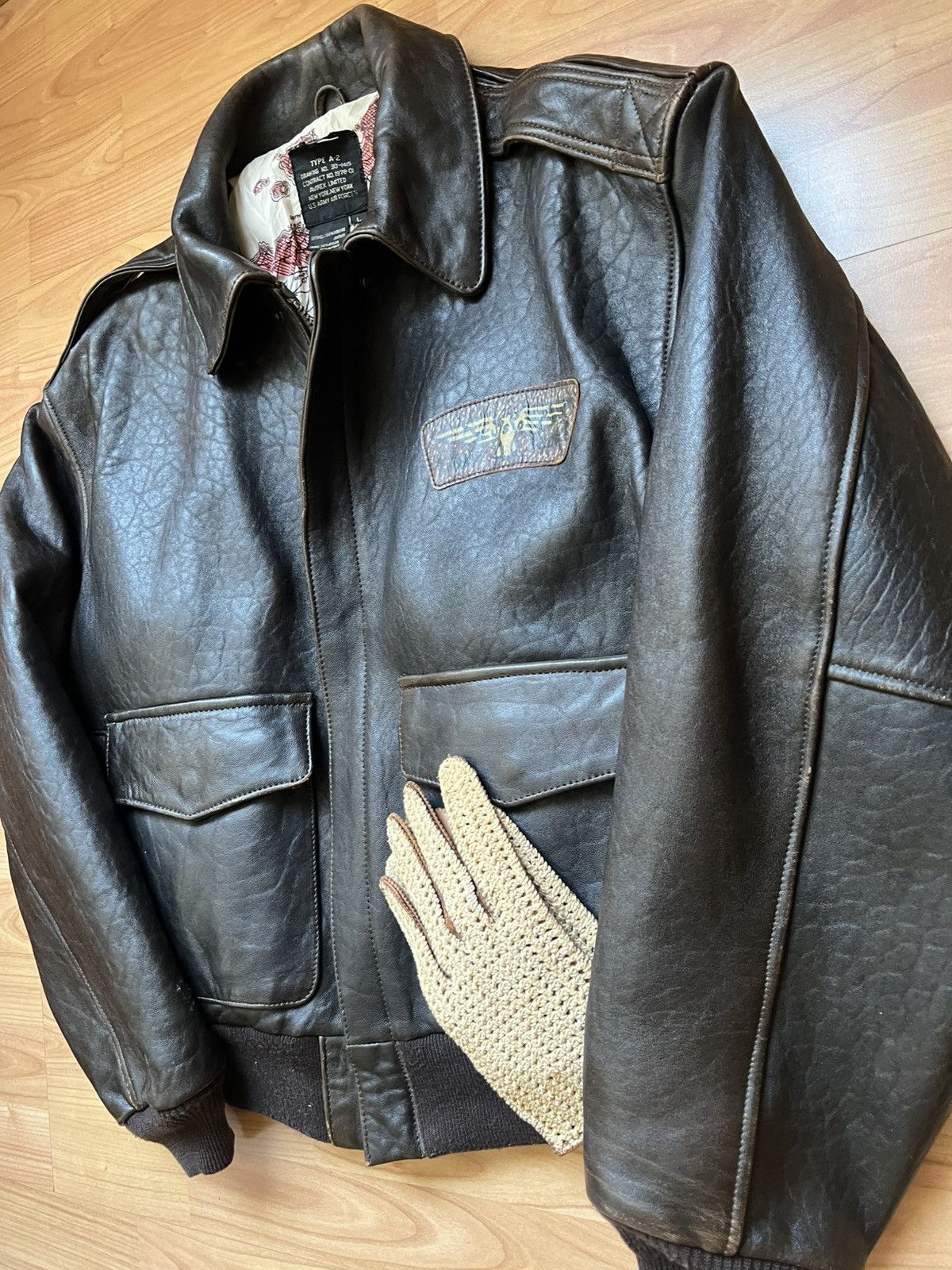 Avirex Avirex Flight Jacket Leather Glenn Miller’s Design Vintage Size US L / EU 52-54 / 3 - 9 Thumbnail