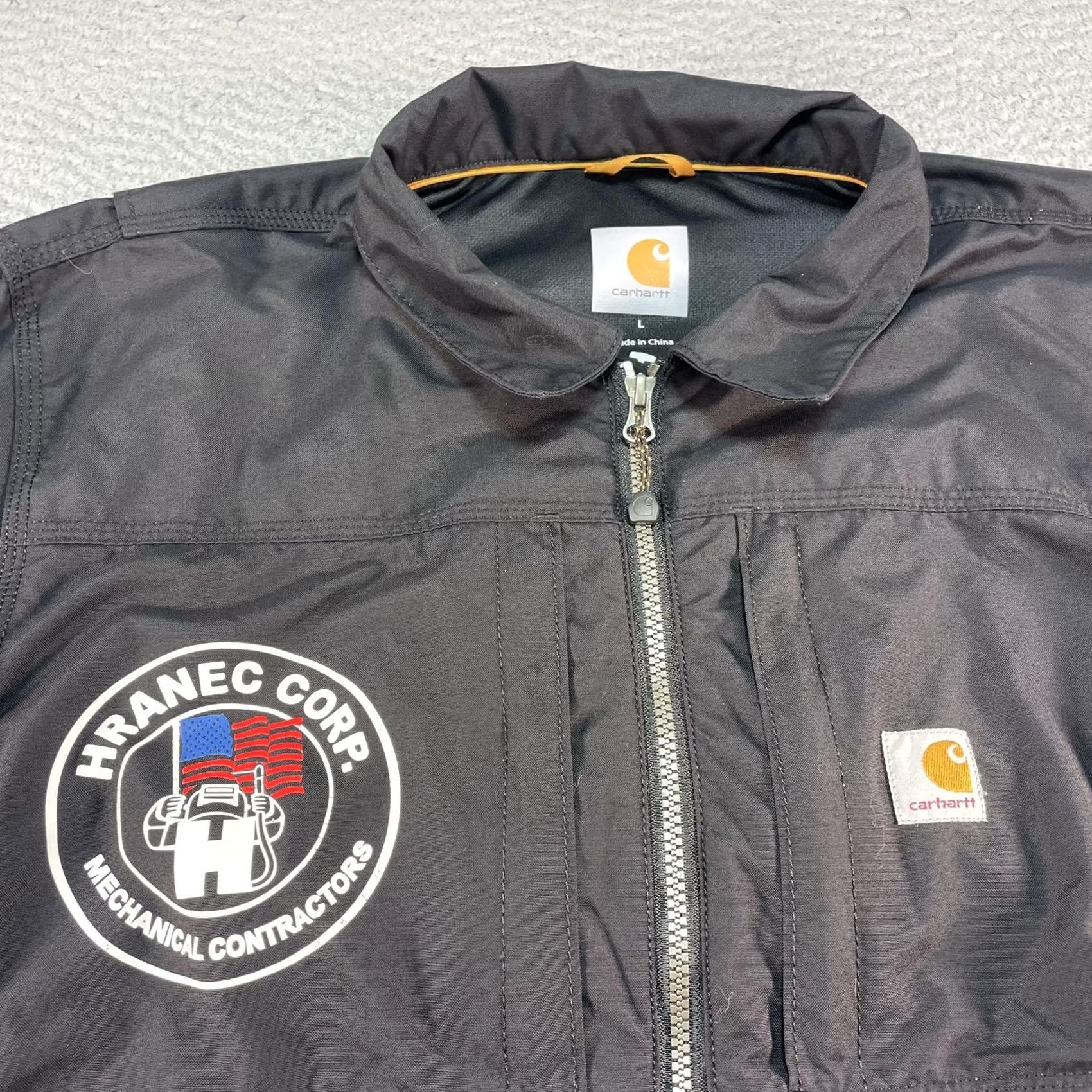 Carhartt Carhartt Full Swing Jacket Mens L Black Rain Defender Workwear Full Zip Size US L / EU 52-54 / 3 - 3 Thumbnail
