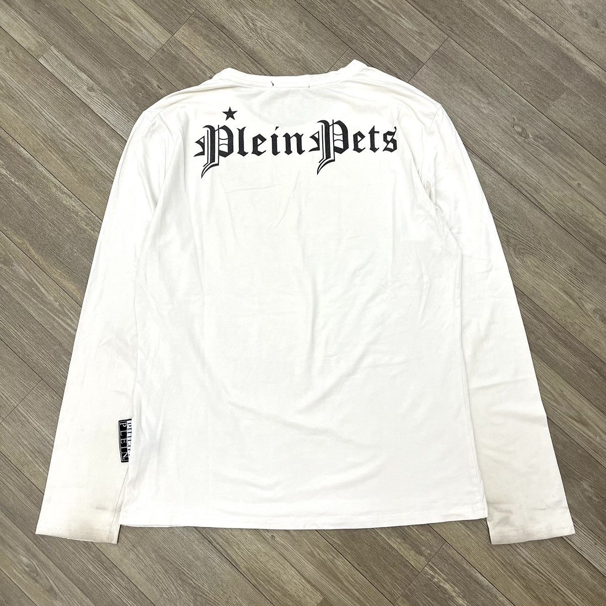 Philipp Plein Phillip Plien Pets Killer Bear White Longsleeve Size US L / EU 52-54 / 3 - 10 Thumbnail
