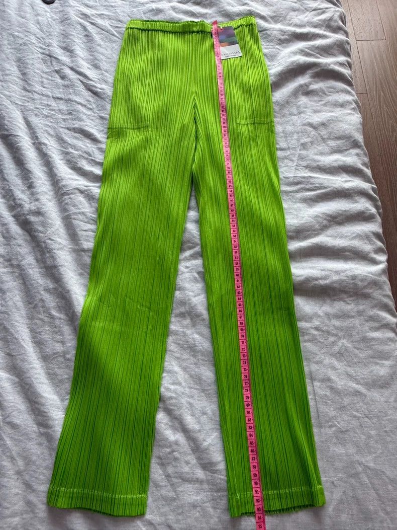 Issey Miyake Issey Miyake size:3 Green pleated pants Size 42" / US 20 - 2 Thumbnail