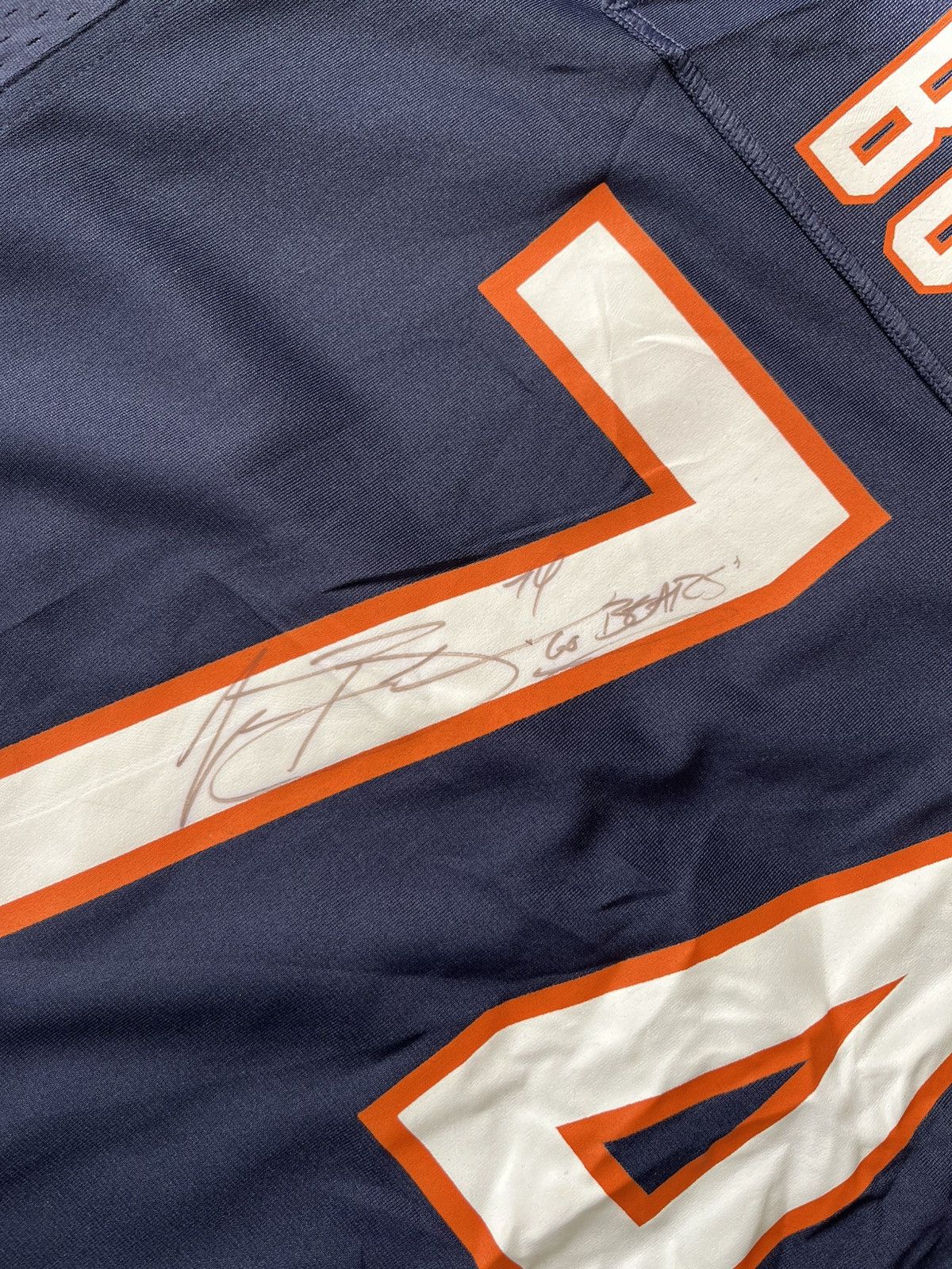 NFL Autographed Nike Chicago Bears Jermon Bushrod XXL NFL jersey Size US XXL / EU 58 / 5 - 11 Thumbnail