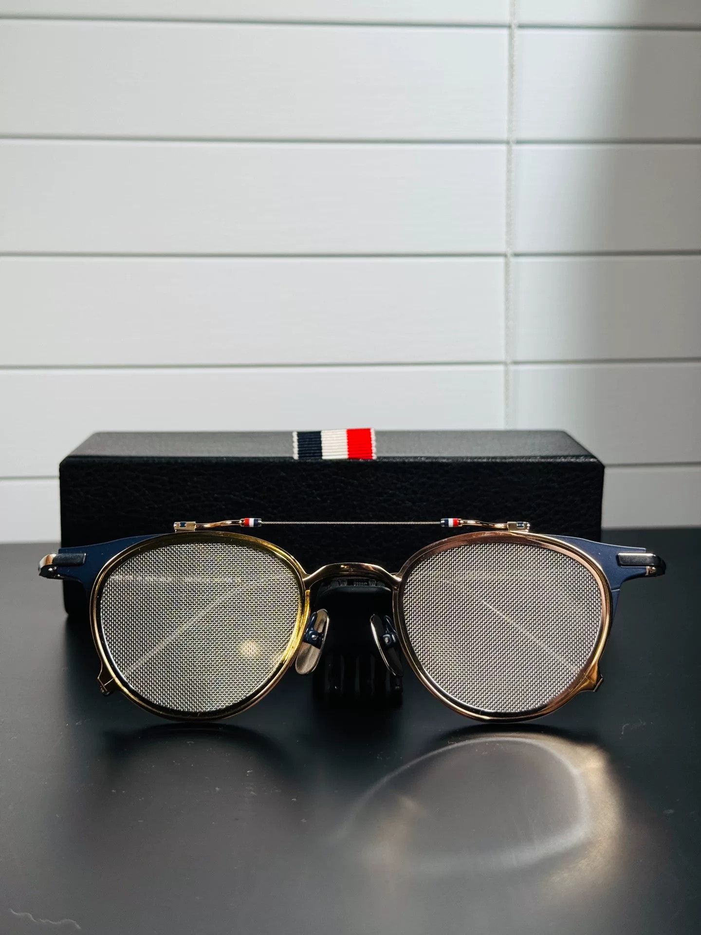 Thom Browne Thom Browne TBS-814 Flip-Up Optical Glasses Size ONE SIZE - 1 Thumbnail