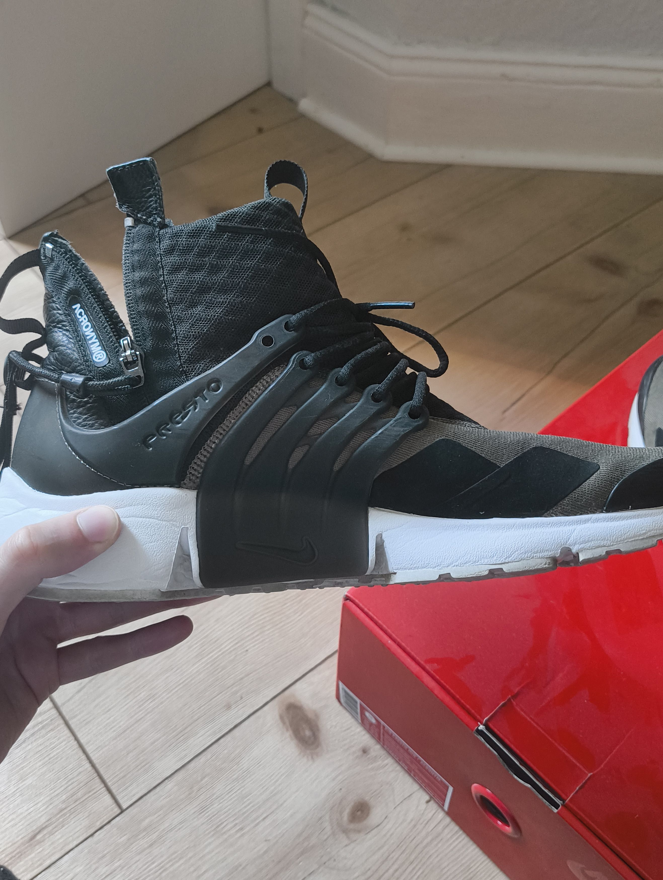 Acronym × Nike Acronym x Nike Presto Olive Black Size M Size US 11.5 / EU 44-45 - 8 Thumbnail